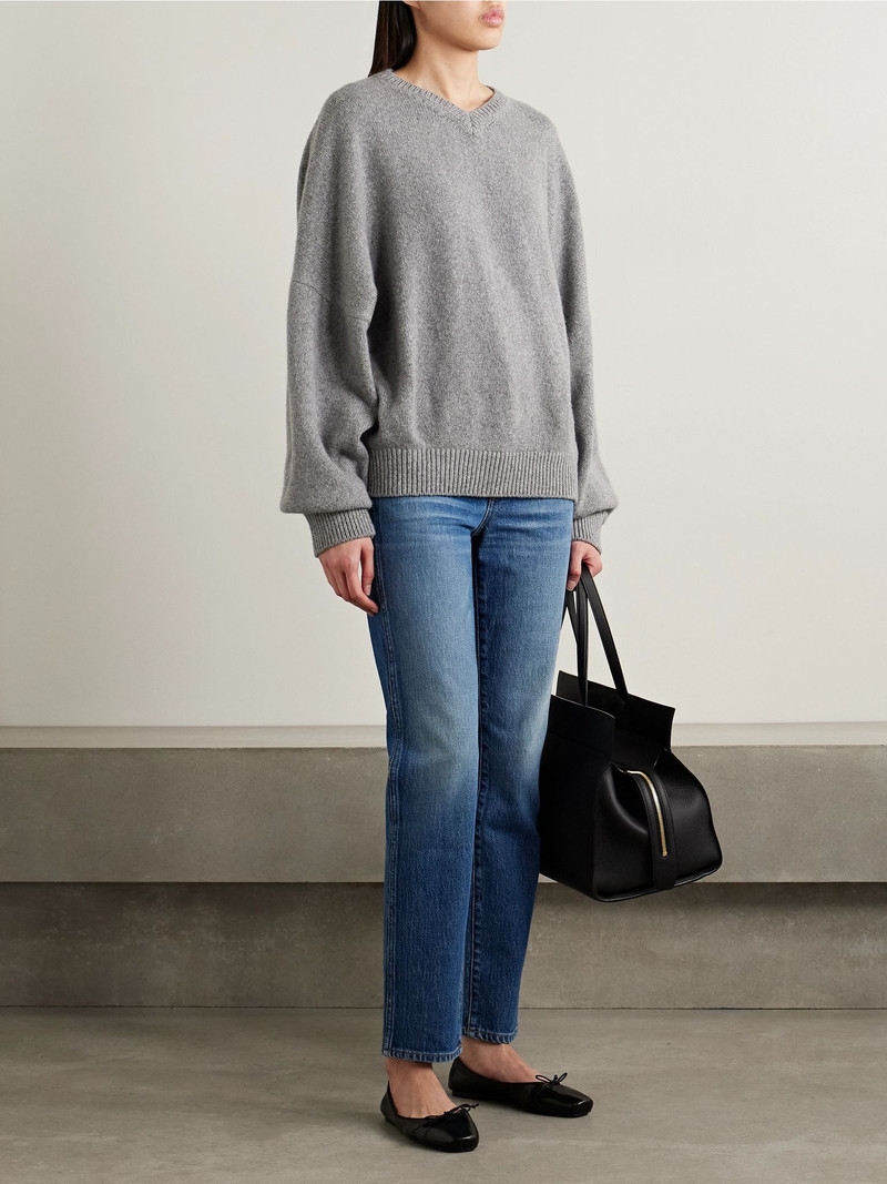 KHAITE Viv high-rise slim-leg jeans Mid denim outlook