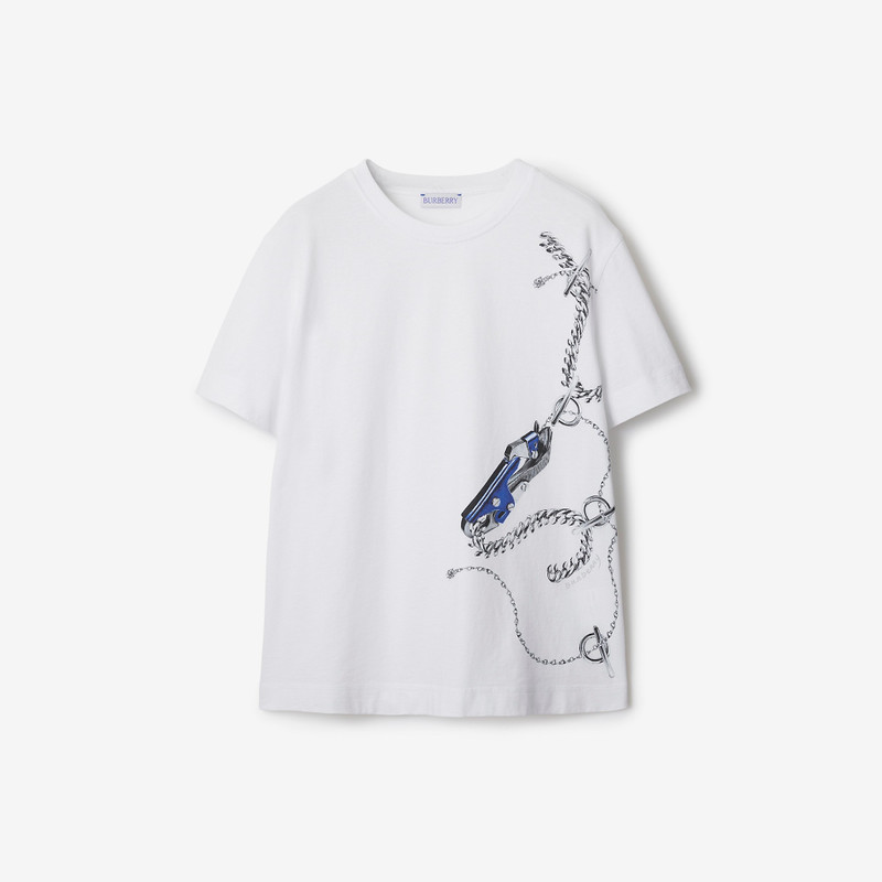Boxy Knight Hardware Cotton T-shirt - 1