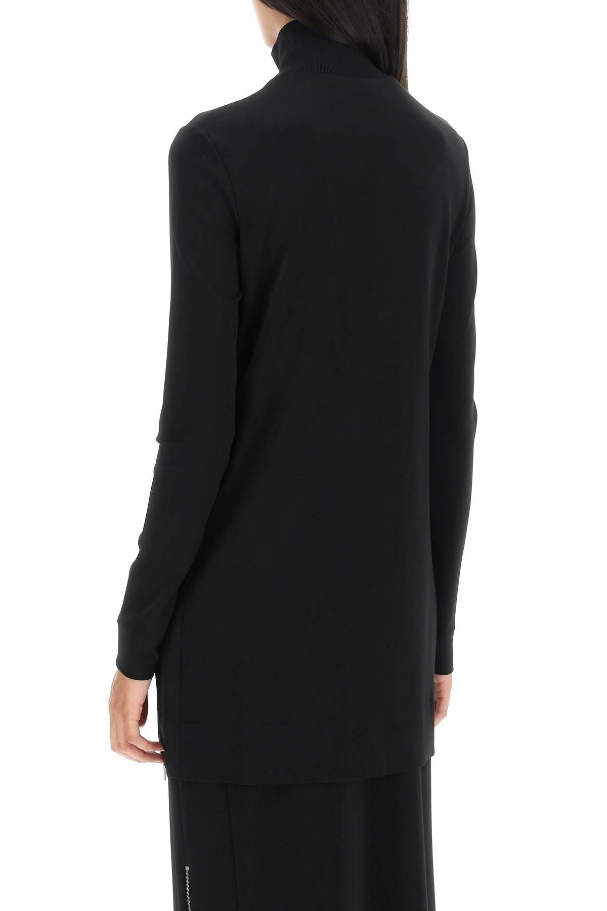 FUNNEL-NECK LONG TOP - 4