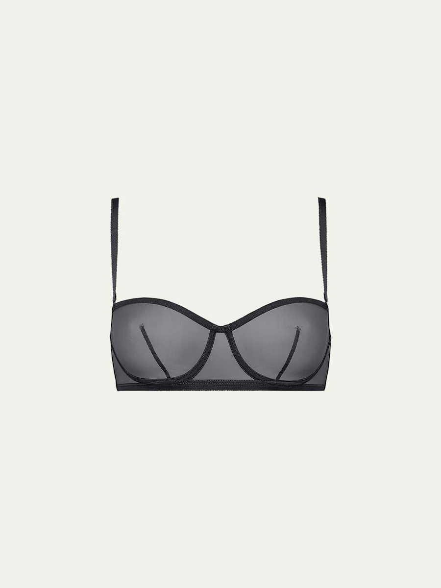 Indiscrete Convertible Stretch Tulle Bra - 1