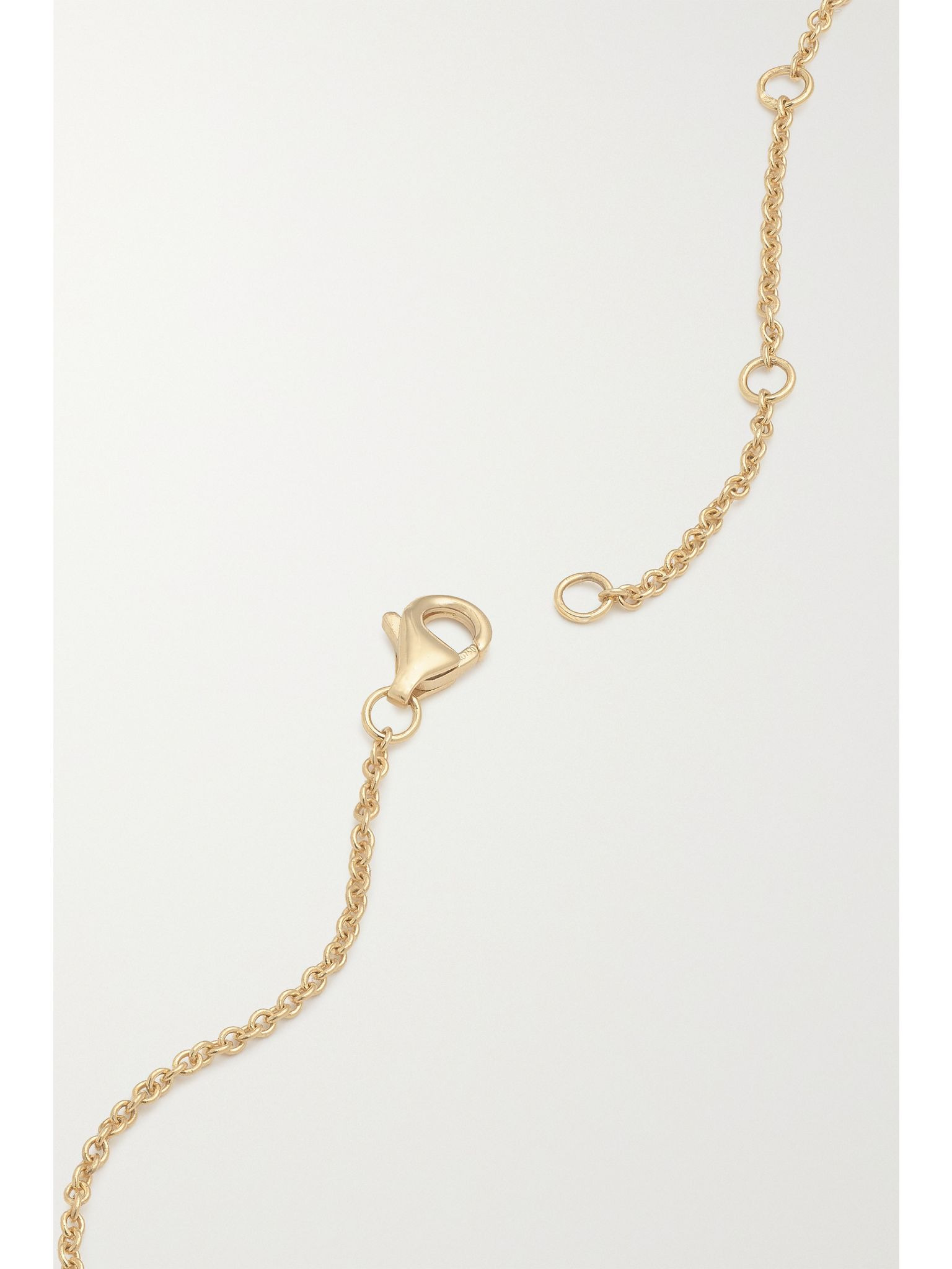 18-karat gold tsavorite necklace Green - 3