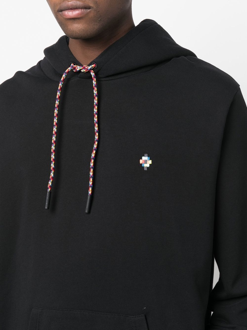 embroidered-logo hoodie - 5