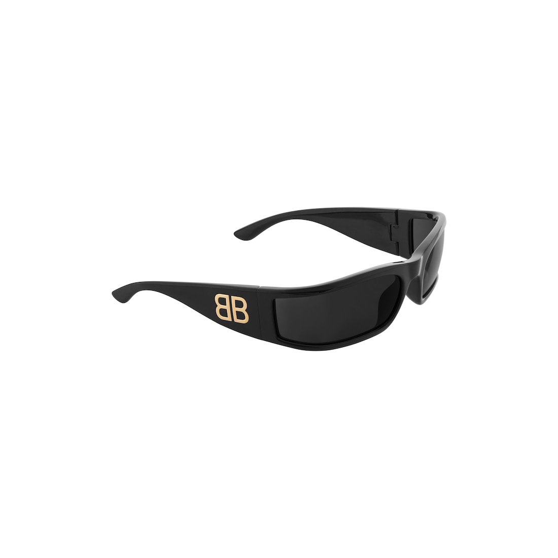 Sunset Rectangle Sunglasses  in Black - 3