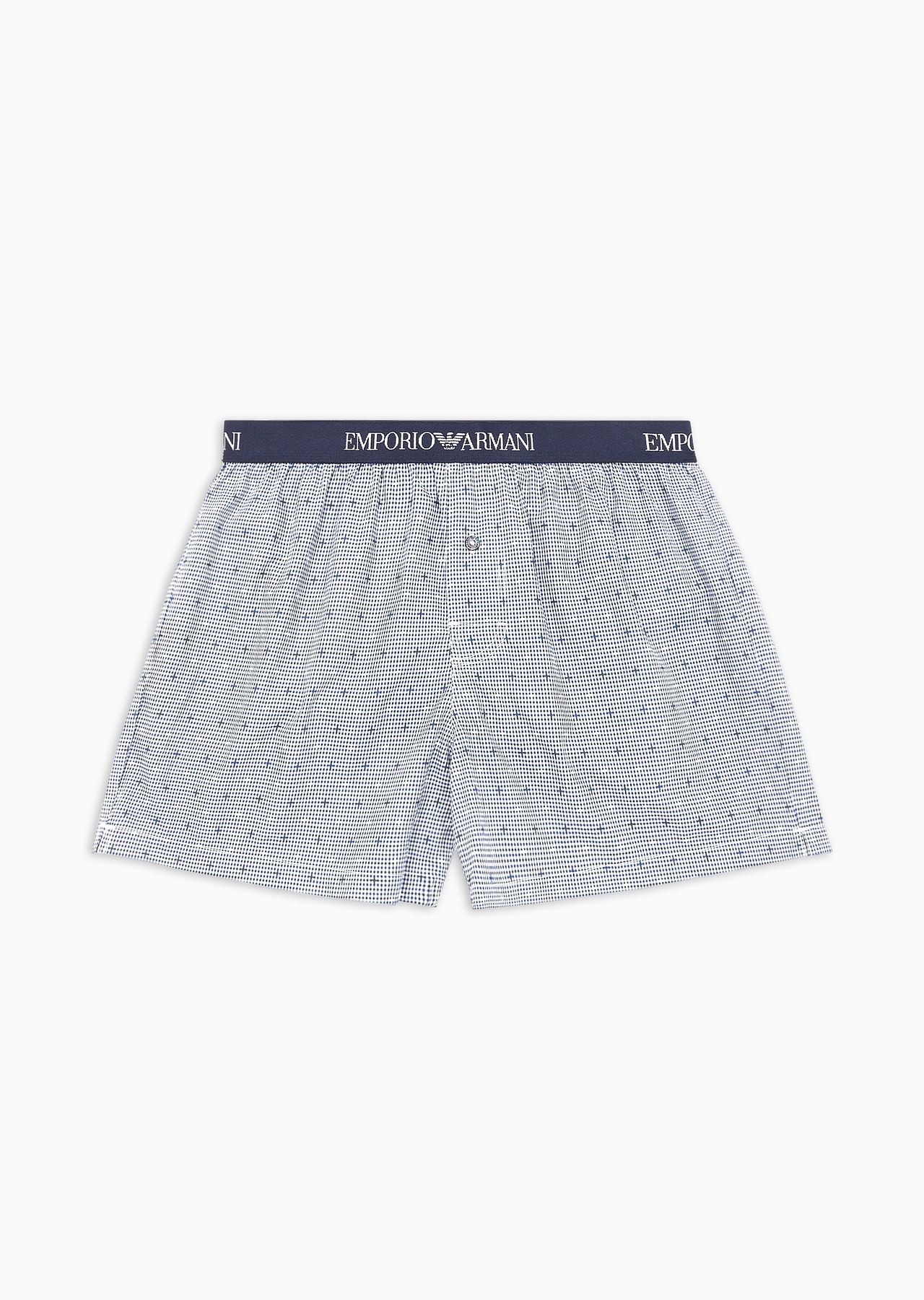 Jacquard boxers with all-over pattern - 1