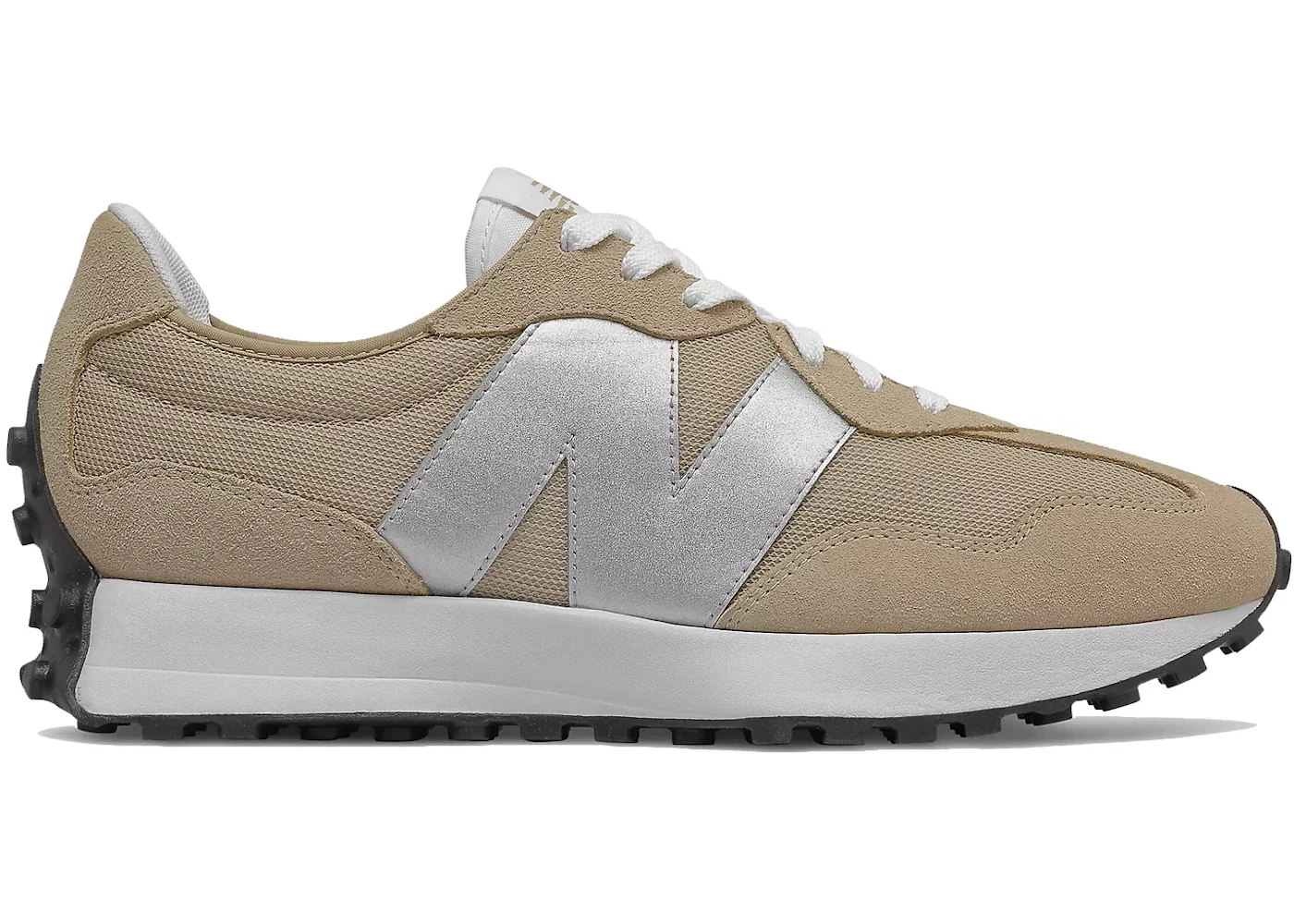 New Balance 327 Tan Silver - 1