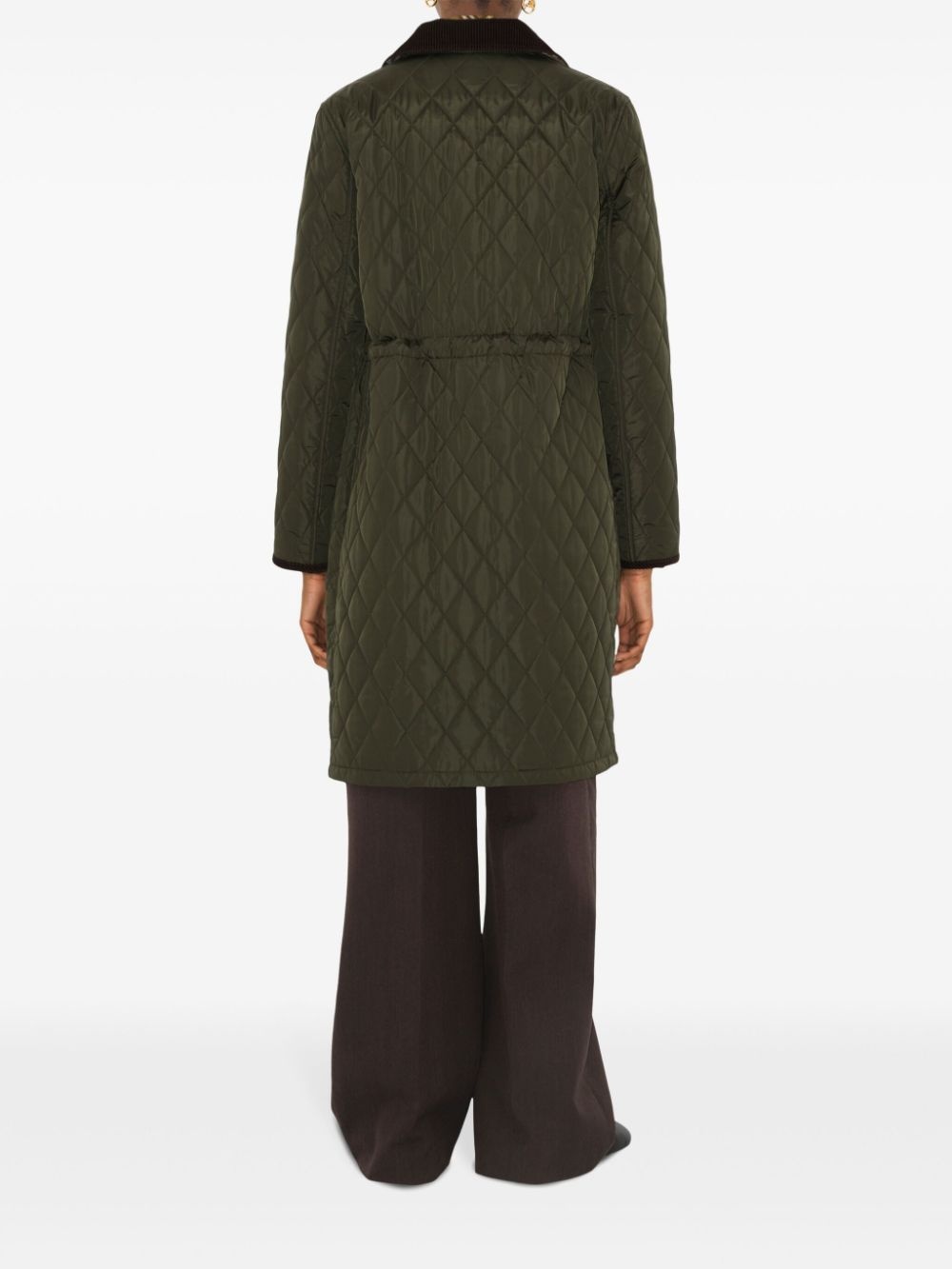 quilted car coat - 4