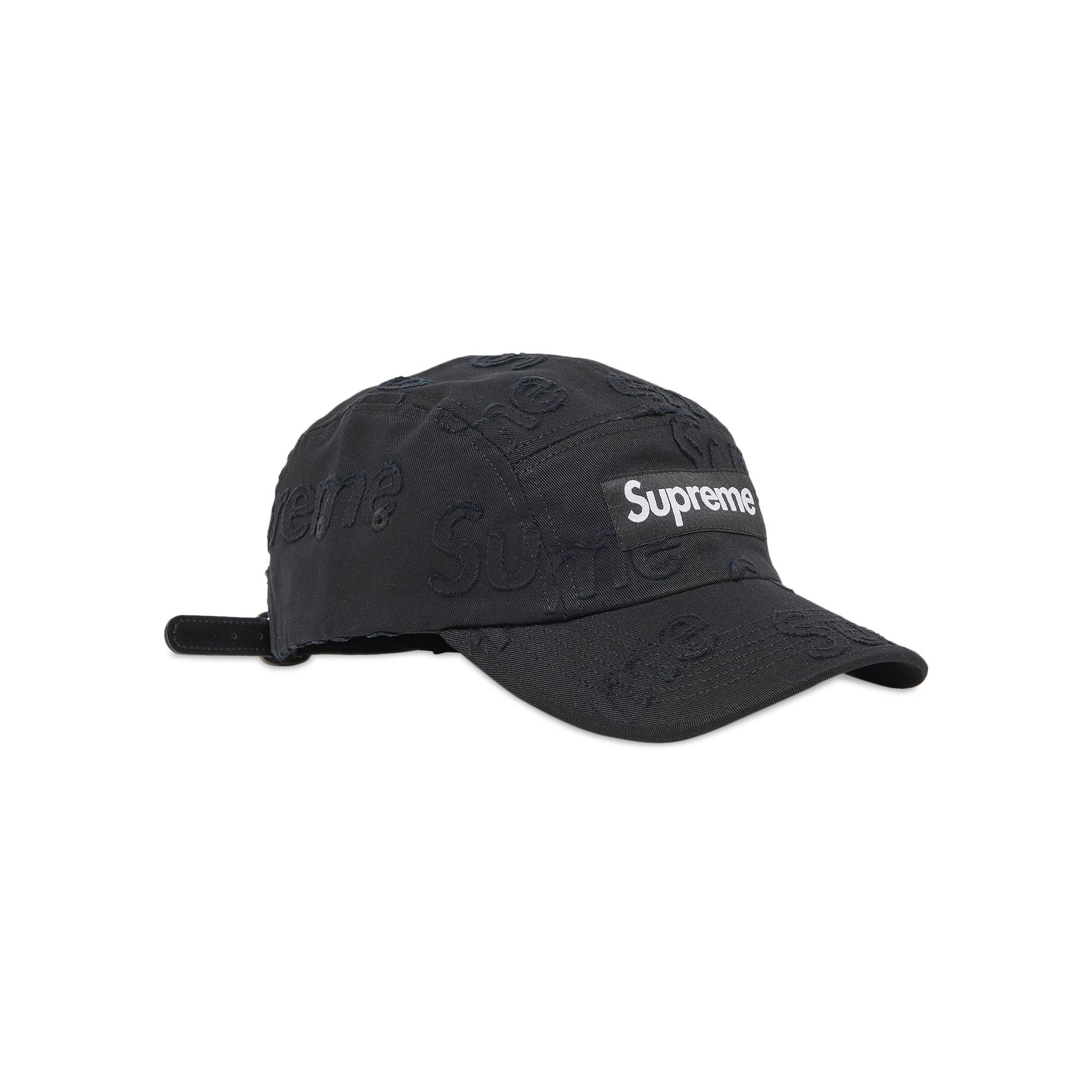Supreme Lenticular Logo Camp Cap Cap Black Supreme Lenticular Logo