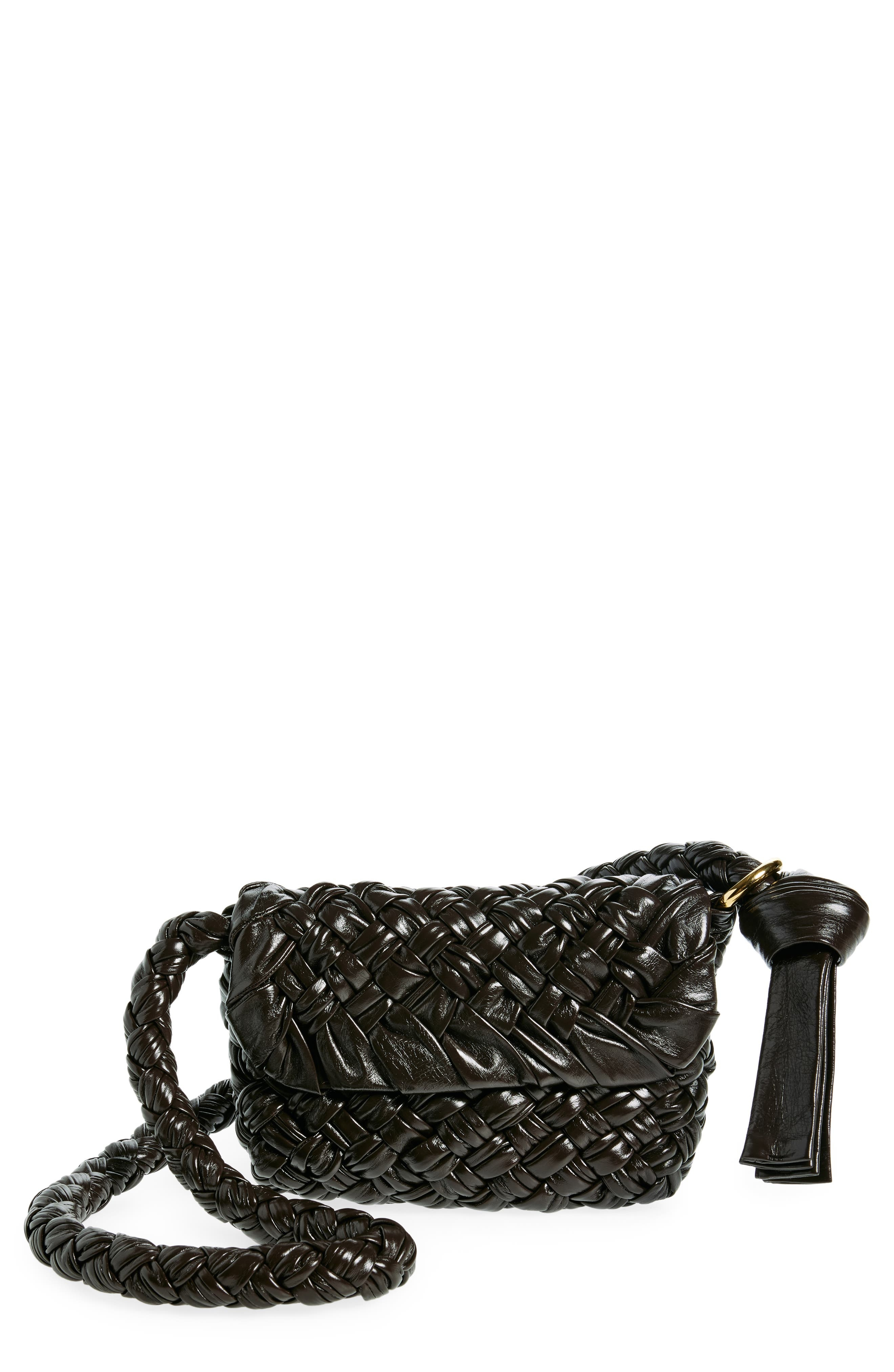 Bottega Veneta Small Kalimero Città Crossbody Bag in 2190 Fondant-M Brass at Nordstrom - 1