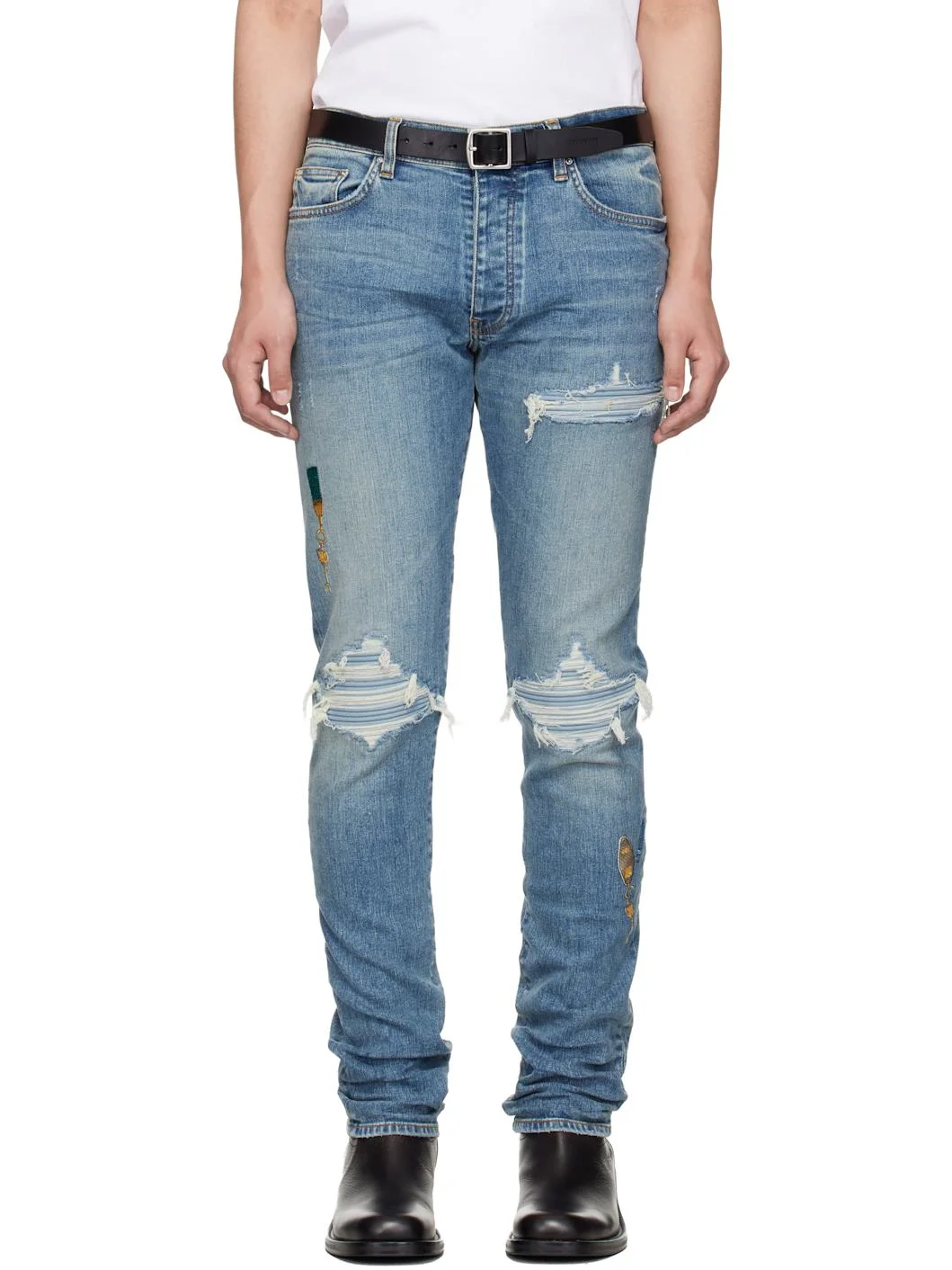 Blue 'Chateau Keys' MX1 Jeans - 1