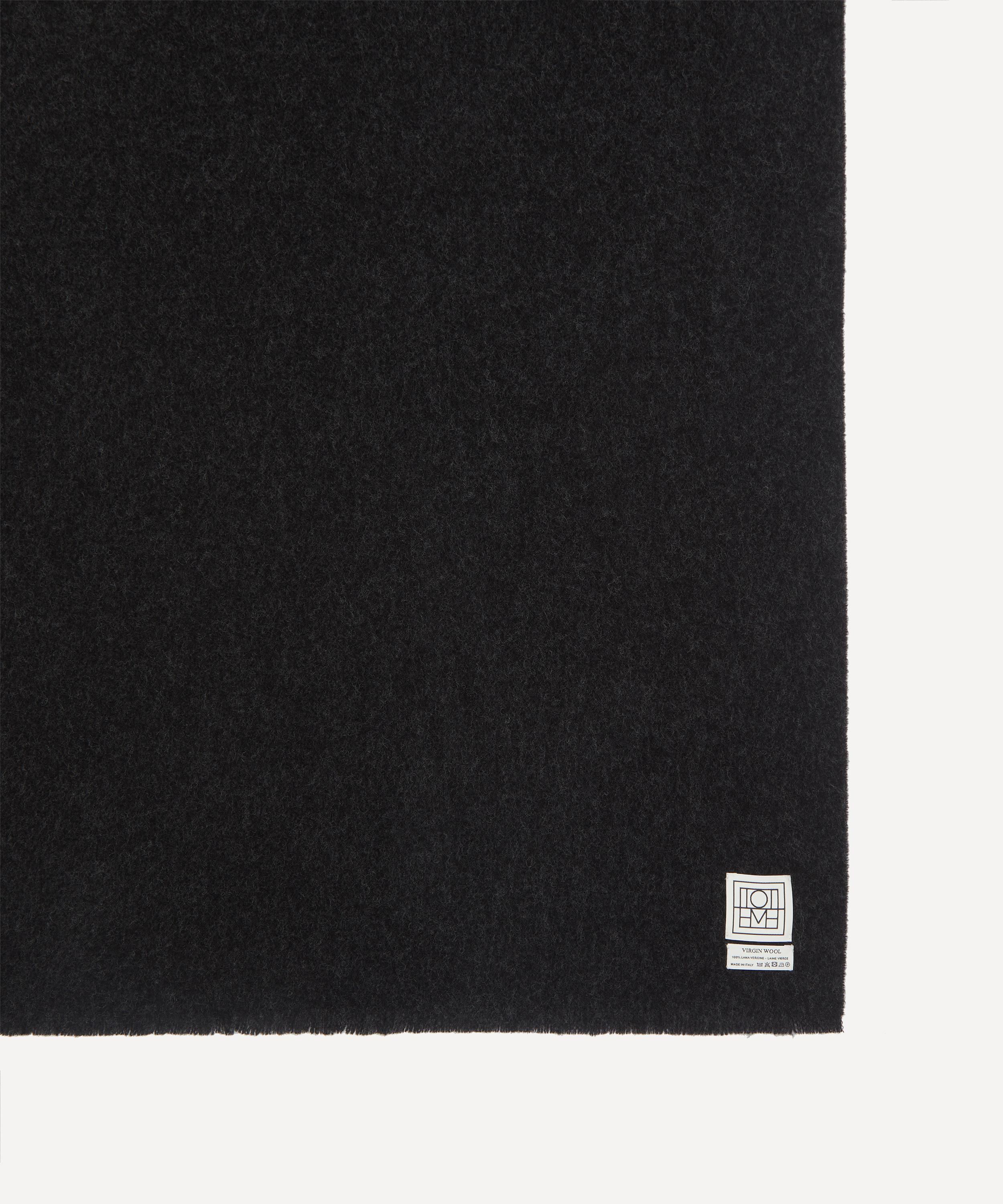Wide Classic Wool Scarf - 3