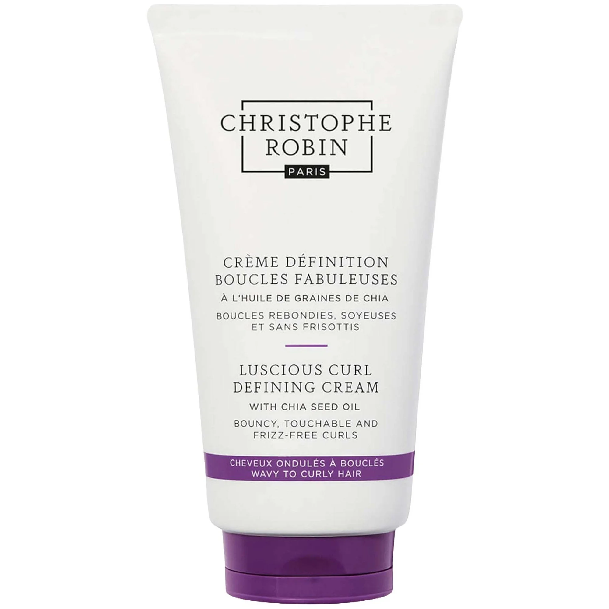 Christophe Robin Luscious Curl Defining Cream With Chia Seed Oil 150ml - 1