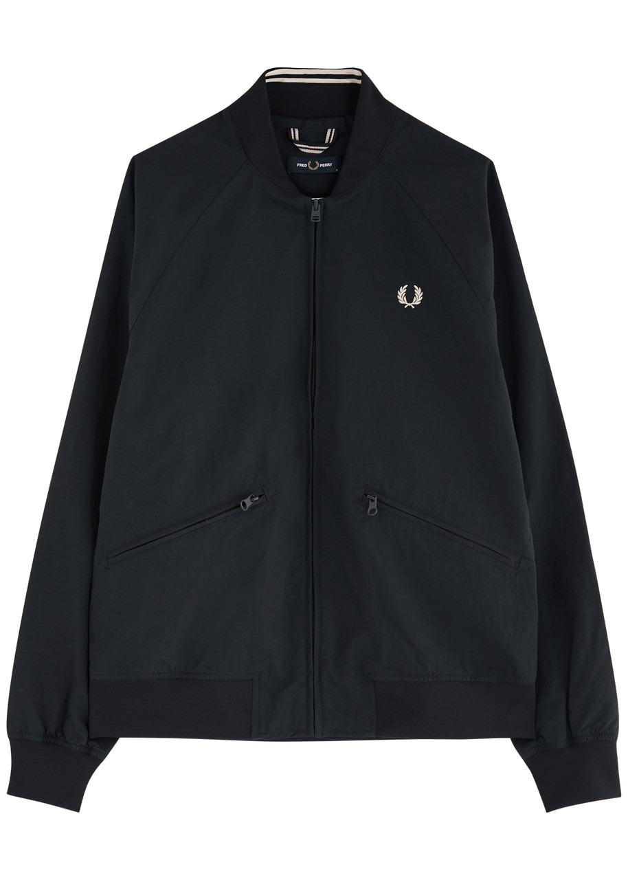 Fred Perry Logo-embroidered Nylon Bomber Jacket - 1