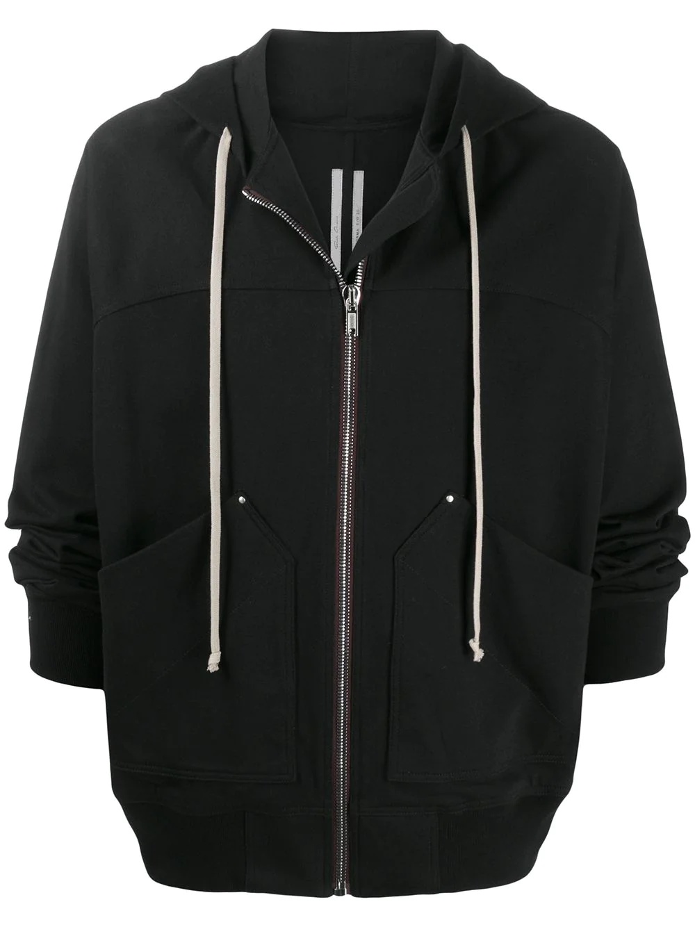 zip front hoodie - 1