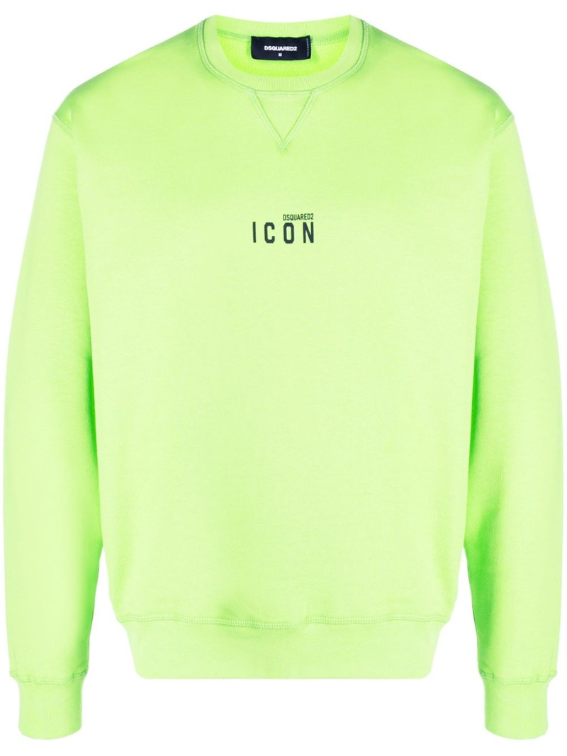 logo-print cotton sweatshirt 1