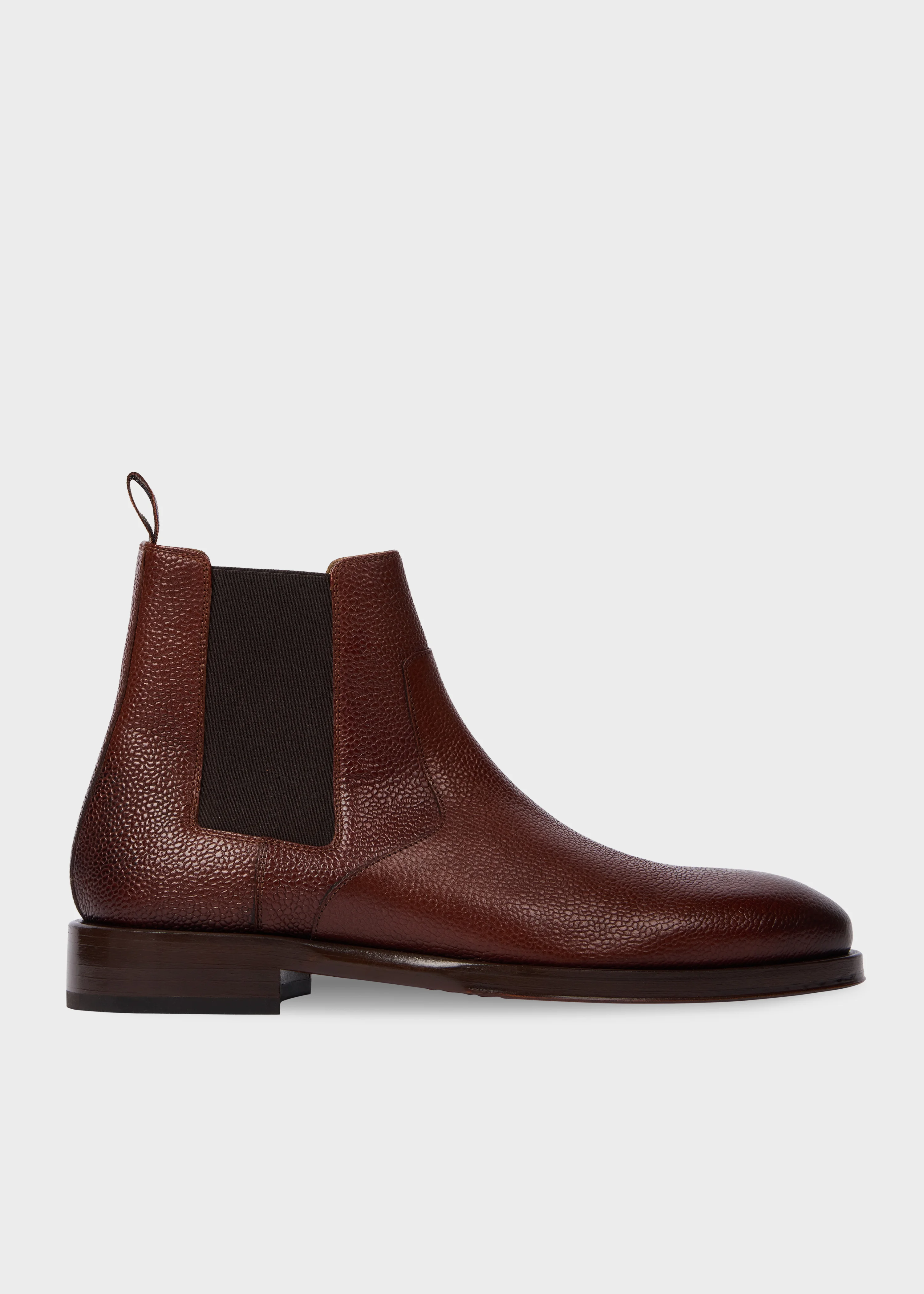 Brown Grain Leather 'Lawson' Boots - 1