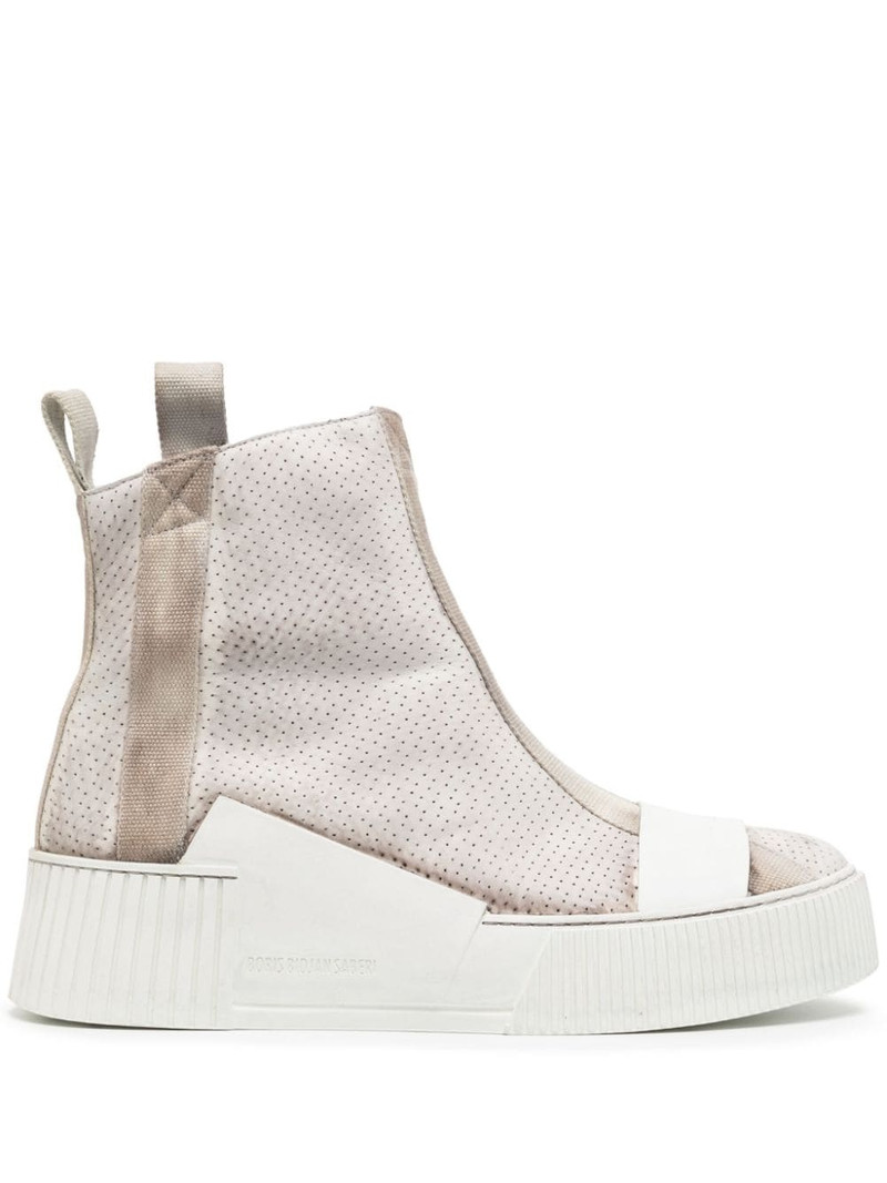 Bamba 5 distressed-effect sneakers 1