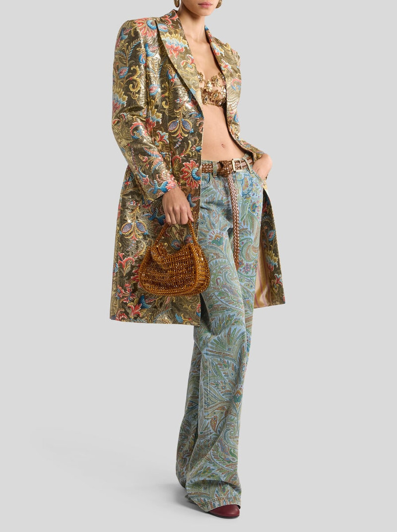 Etro PAISLEY JACQUARD COAT outlook