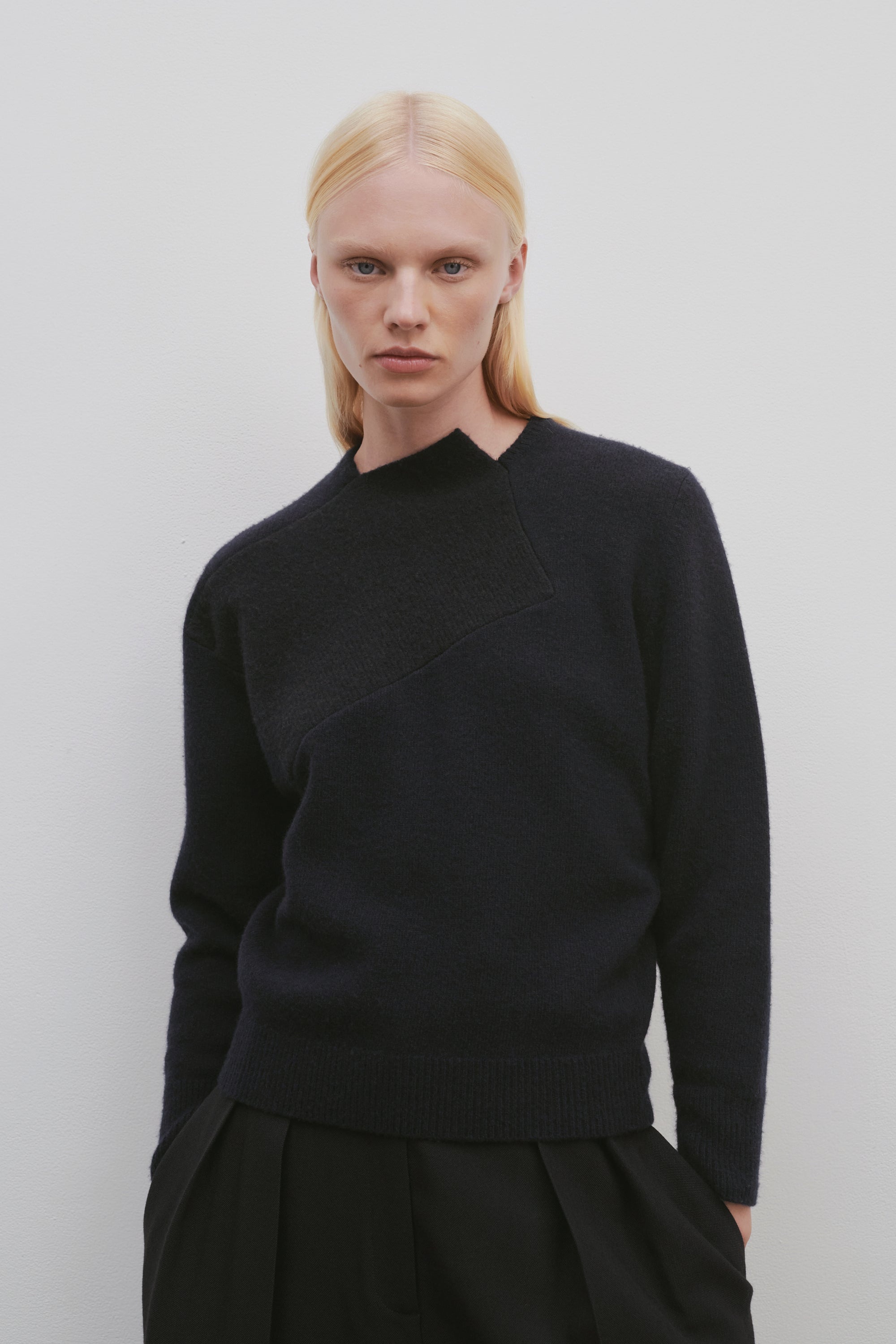Enid Top in Merino Wool and Cashmere - 3