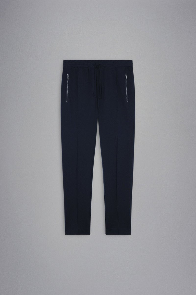 STRETCH WOOL TRACKPANTS 1