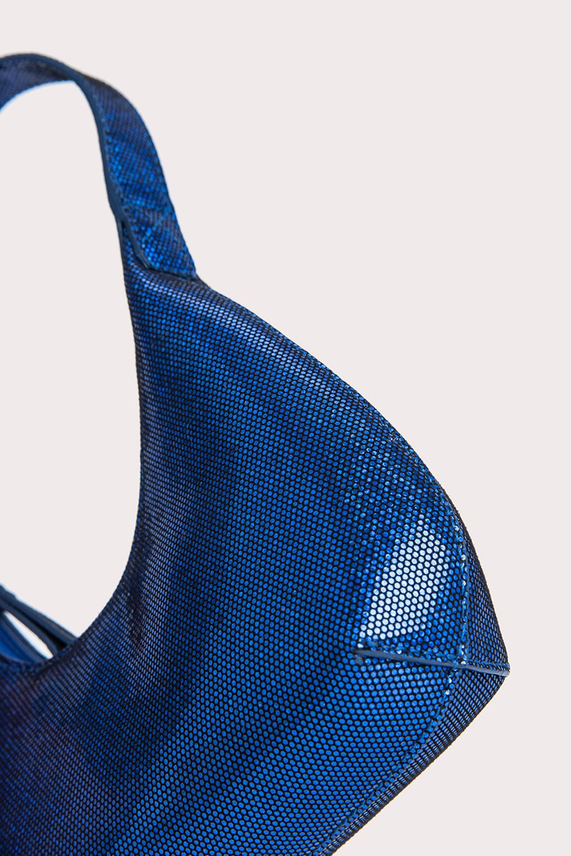 Baby Amber Blue Disco Dot Leather 6