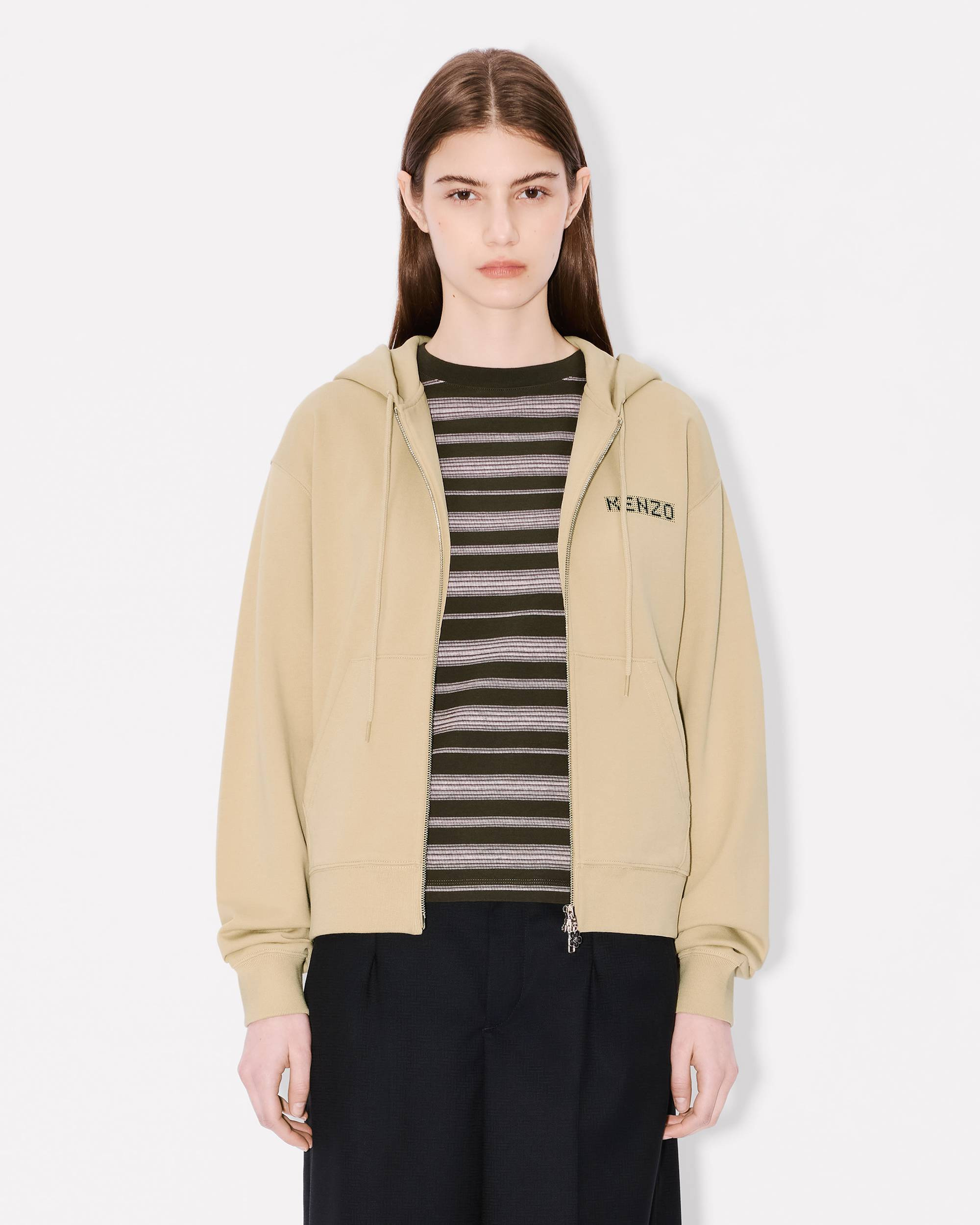 'KENZO City' zip-up hoodie in cotton - 3