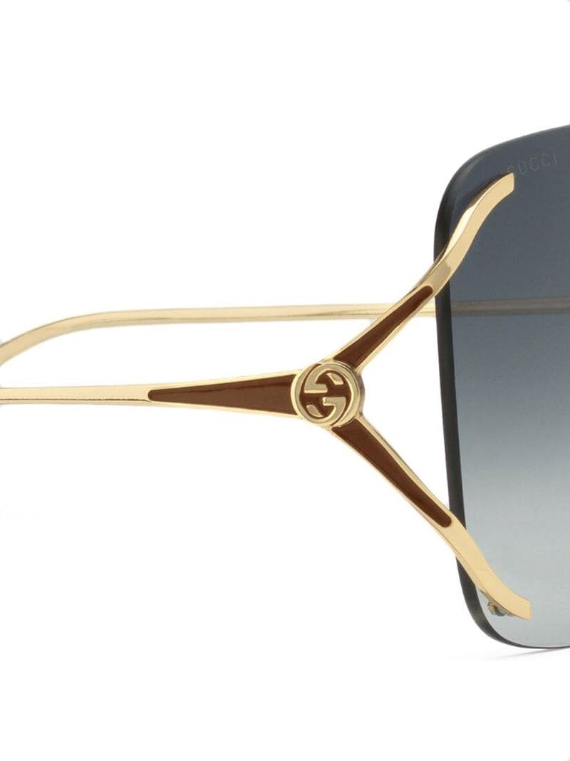 square metal sunglasses - 3