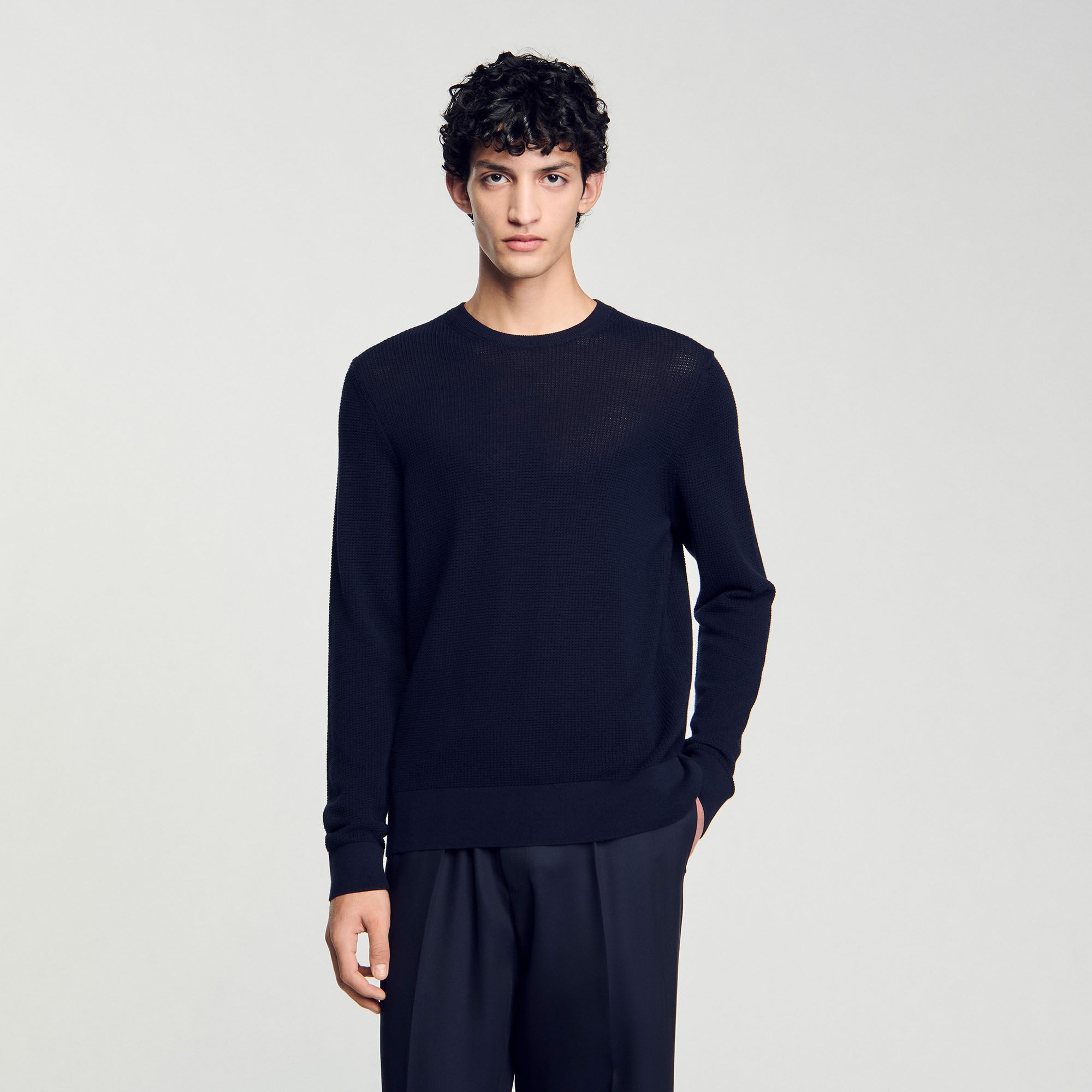 TEXTURED KNIT SWEATER - 4