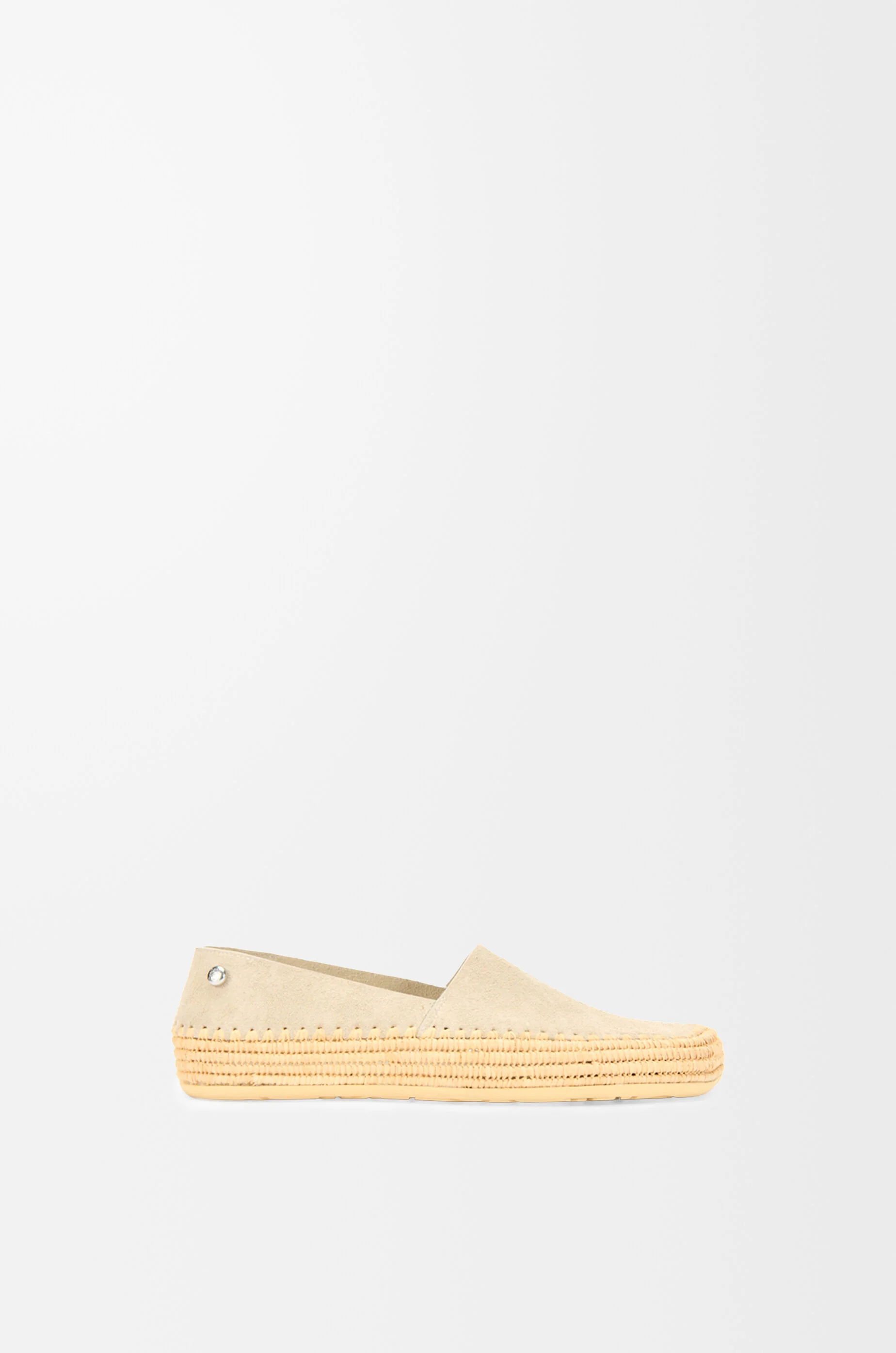 Rio slipper in suede and raffia - 1