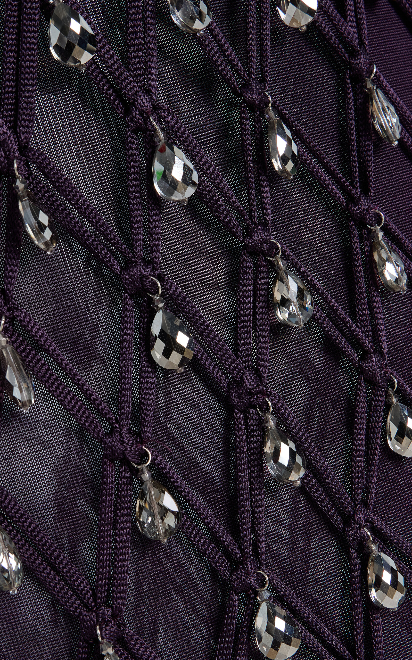 Jewel Macrame Midi Skirt purple - 5