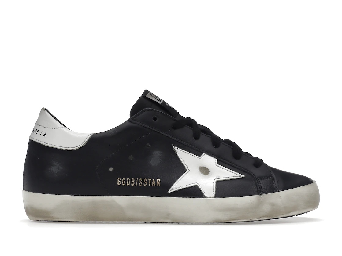 Golden Goose Super-Star Black White Leather (W) - 1