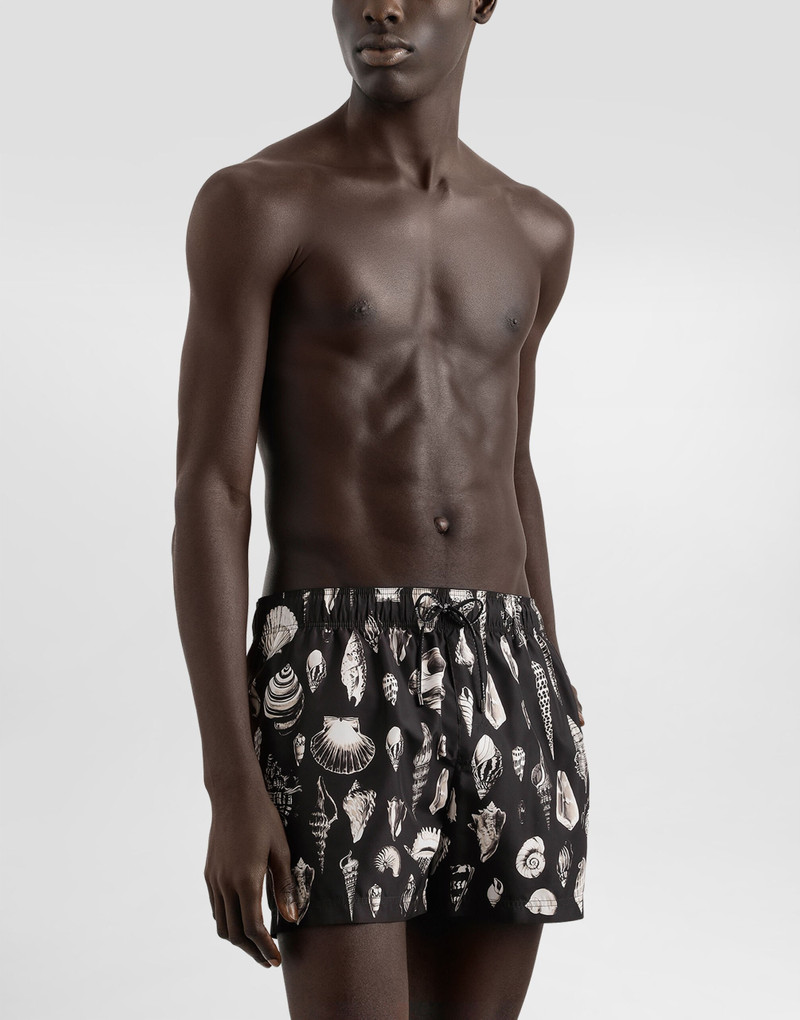 Dolce & Gabbana Shell-print short swim boxer shorts outlook