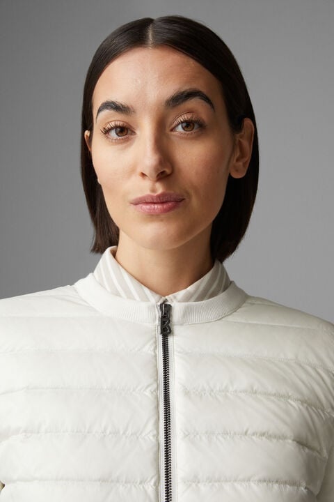 Anja Hybrid knit jacket in Off-white - 5