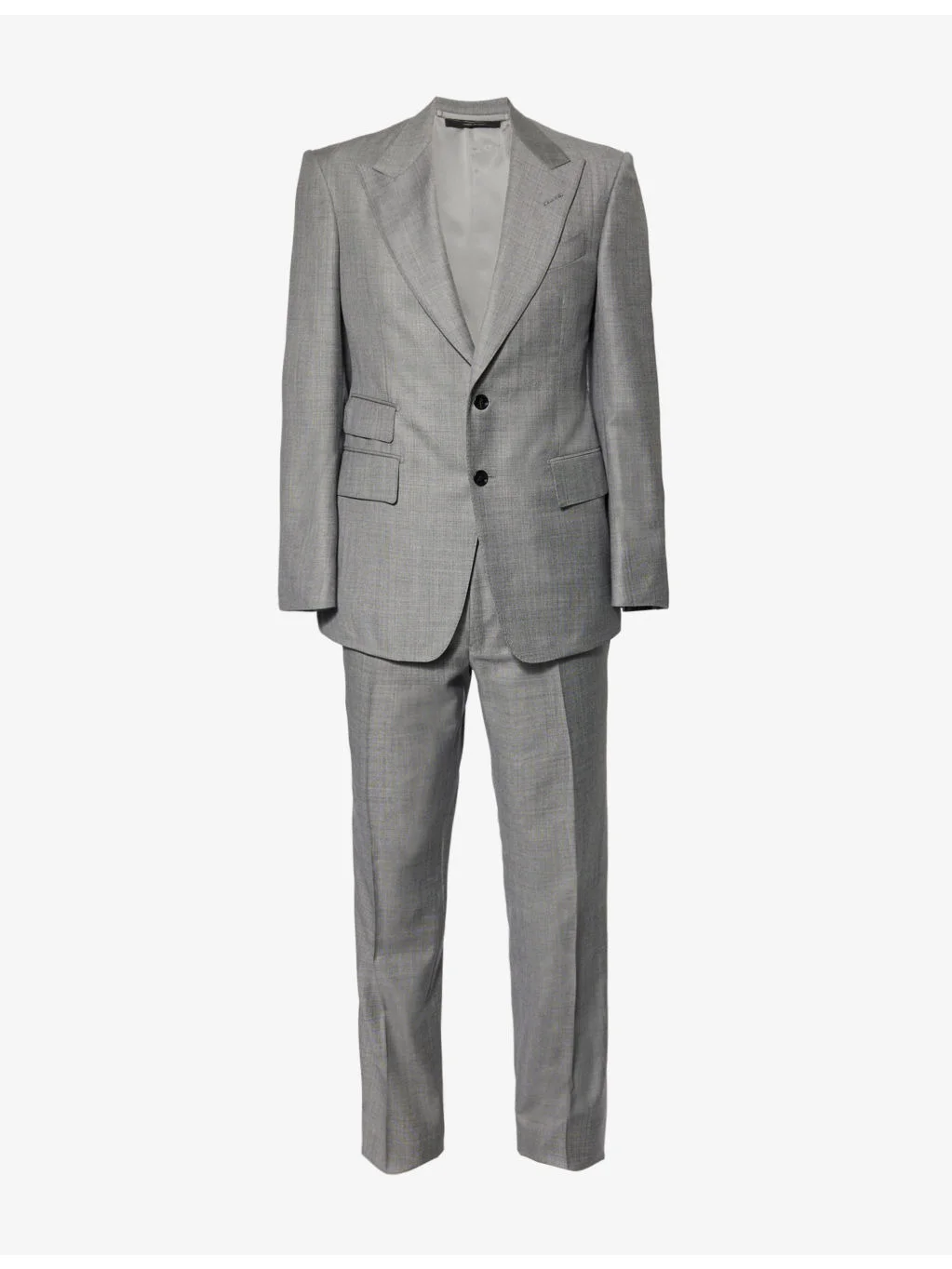 Sharkskin Shelton Regular-Fit Wool Suit - 1
