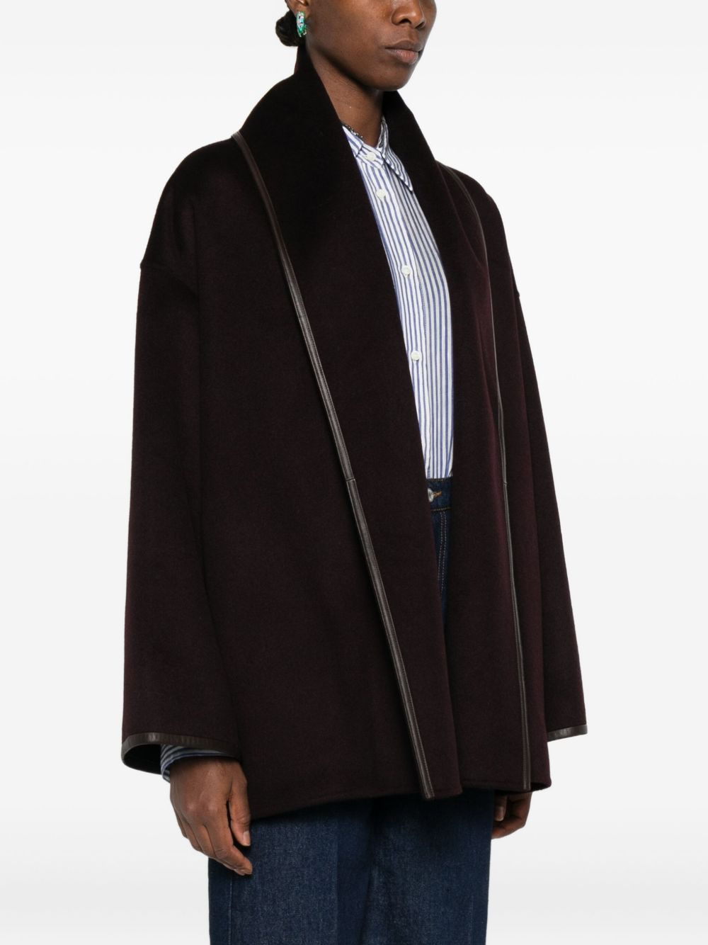 trimmed coat - 3