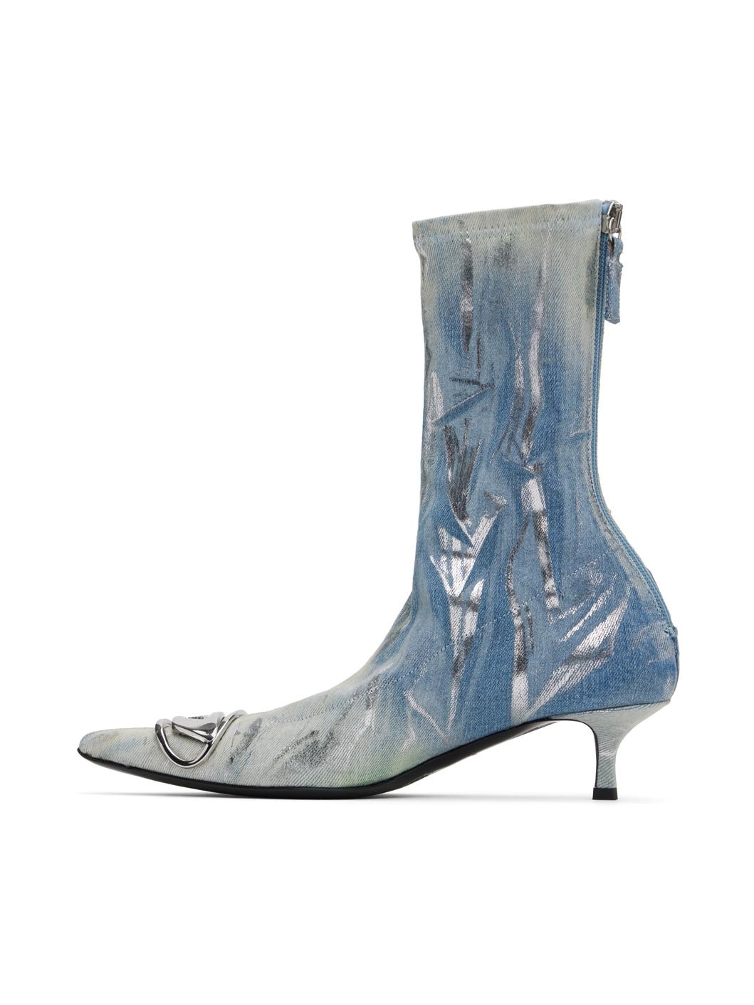 Blue D-Venus Kittie Bt Boots - 3
