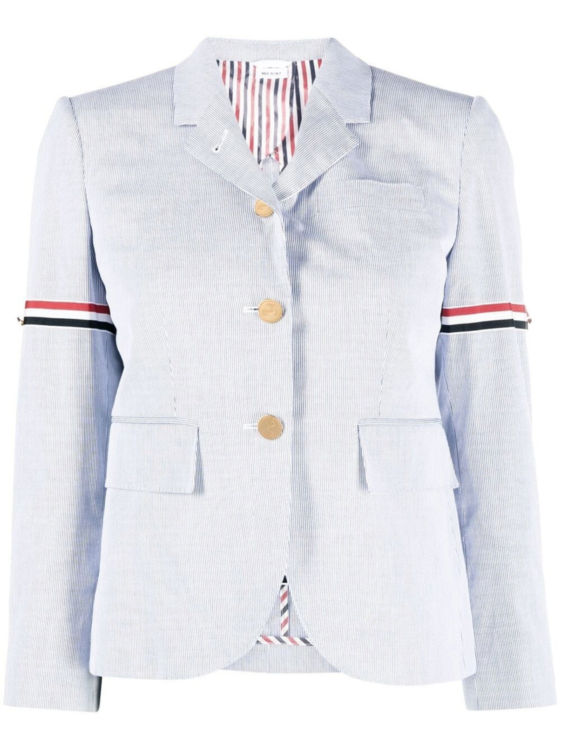 RWB stripe single-breasted blazer 1