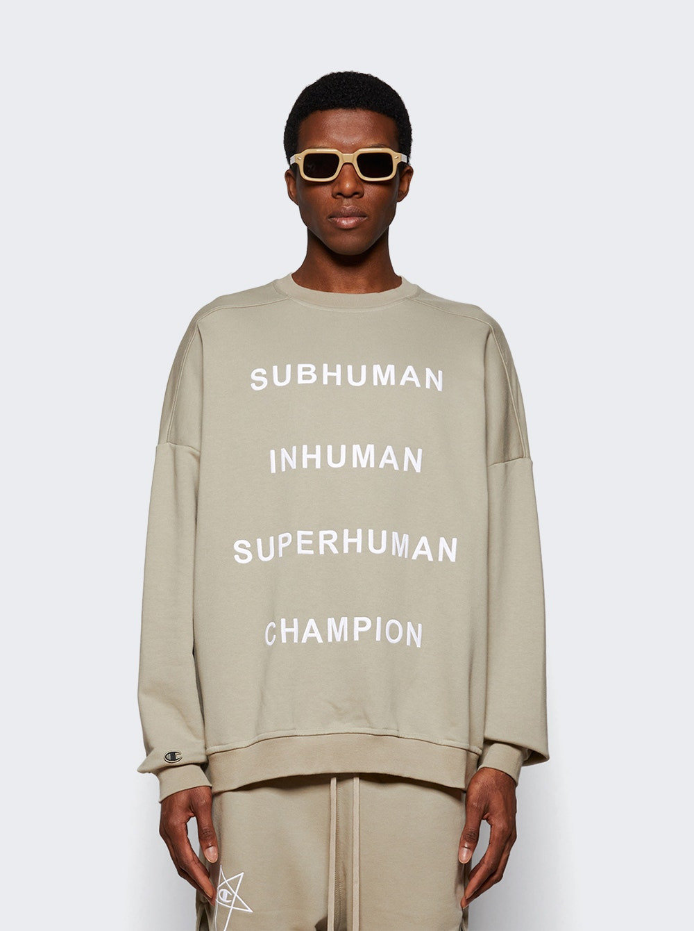 X  Champion Knitted Jumbo Sweat Pearl - 2