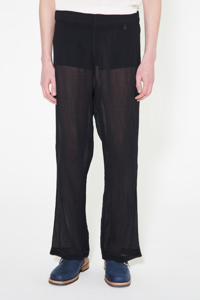Our Legacy Reduced Trouser Black Rayon Plait outlook