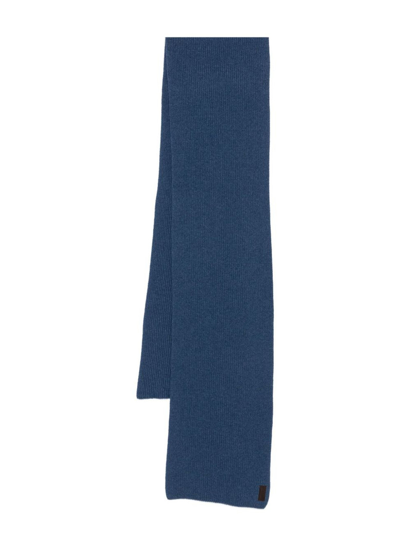 ribbed-knit scarf 1
