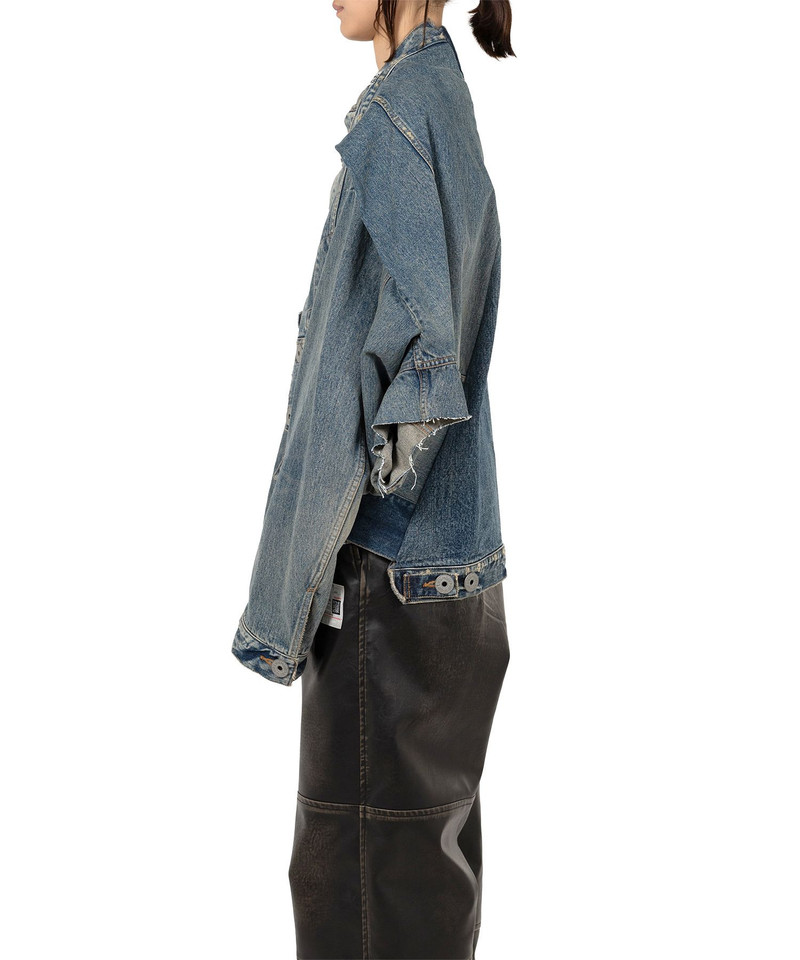 Reversed Front Denim Jacket 13