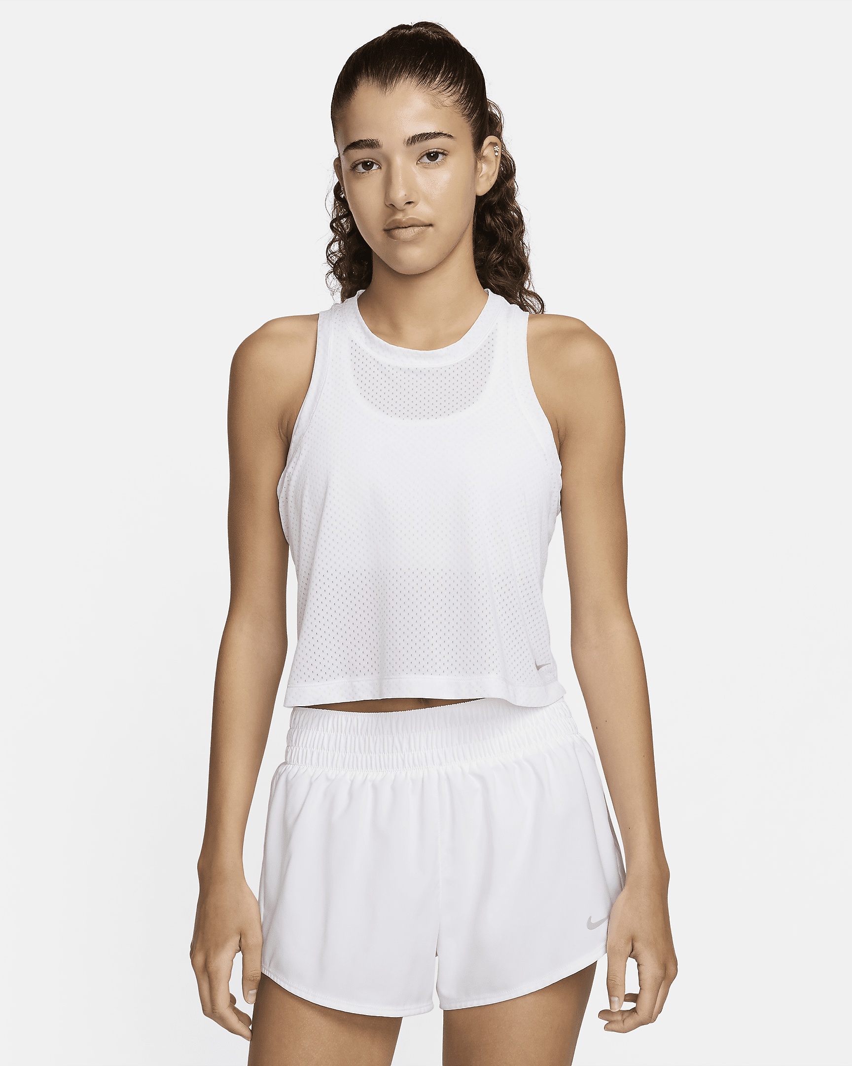 Nike One Classic Breathe Women's Dri-FIT Cropped Tank Top - 1