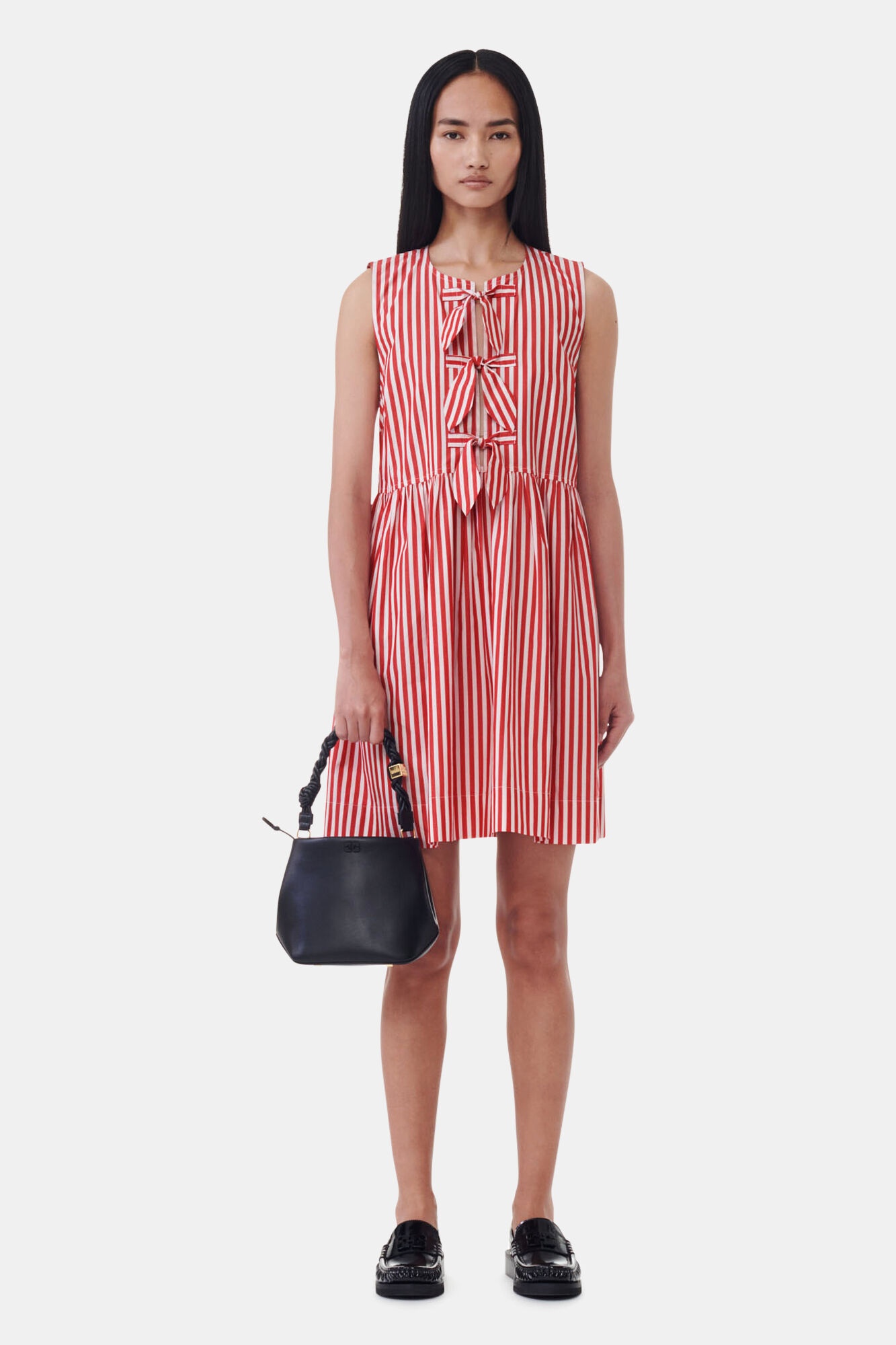 BLACK GANNI BOU BUCKET BAG - 3