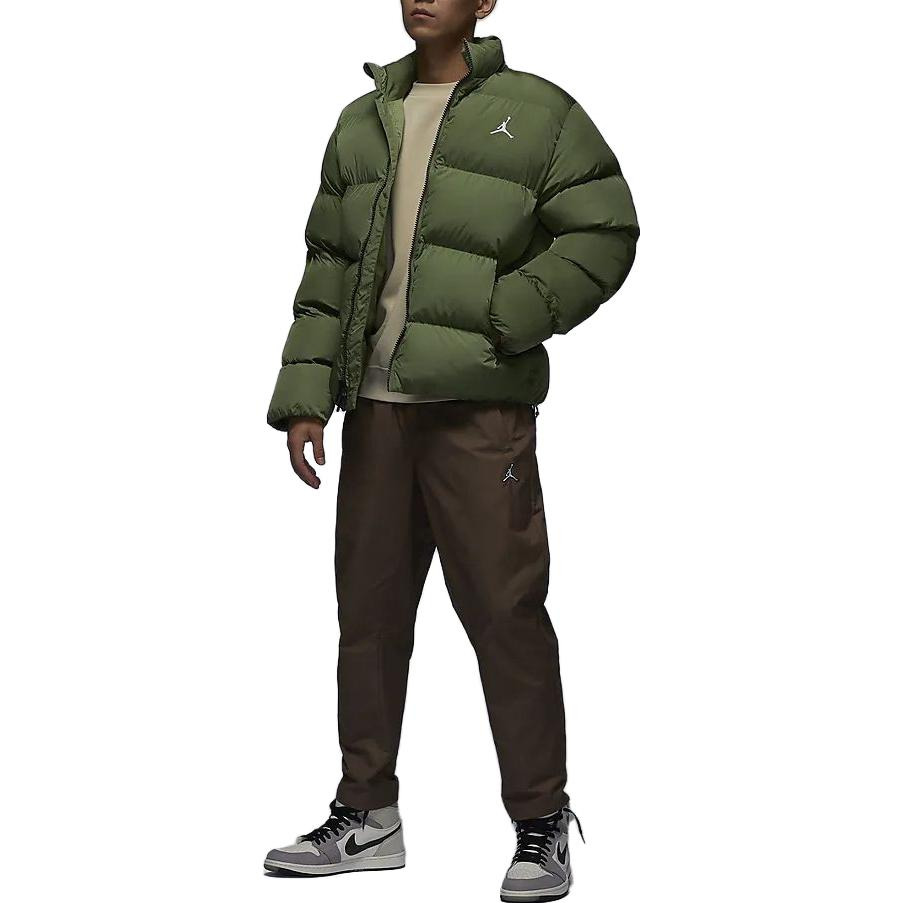 Air Jordan Essentials Poly Puffer Jacket 'Light Olive' FB7332-340 - 3