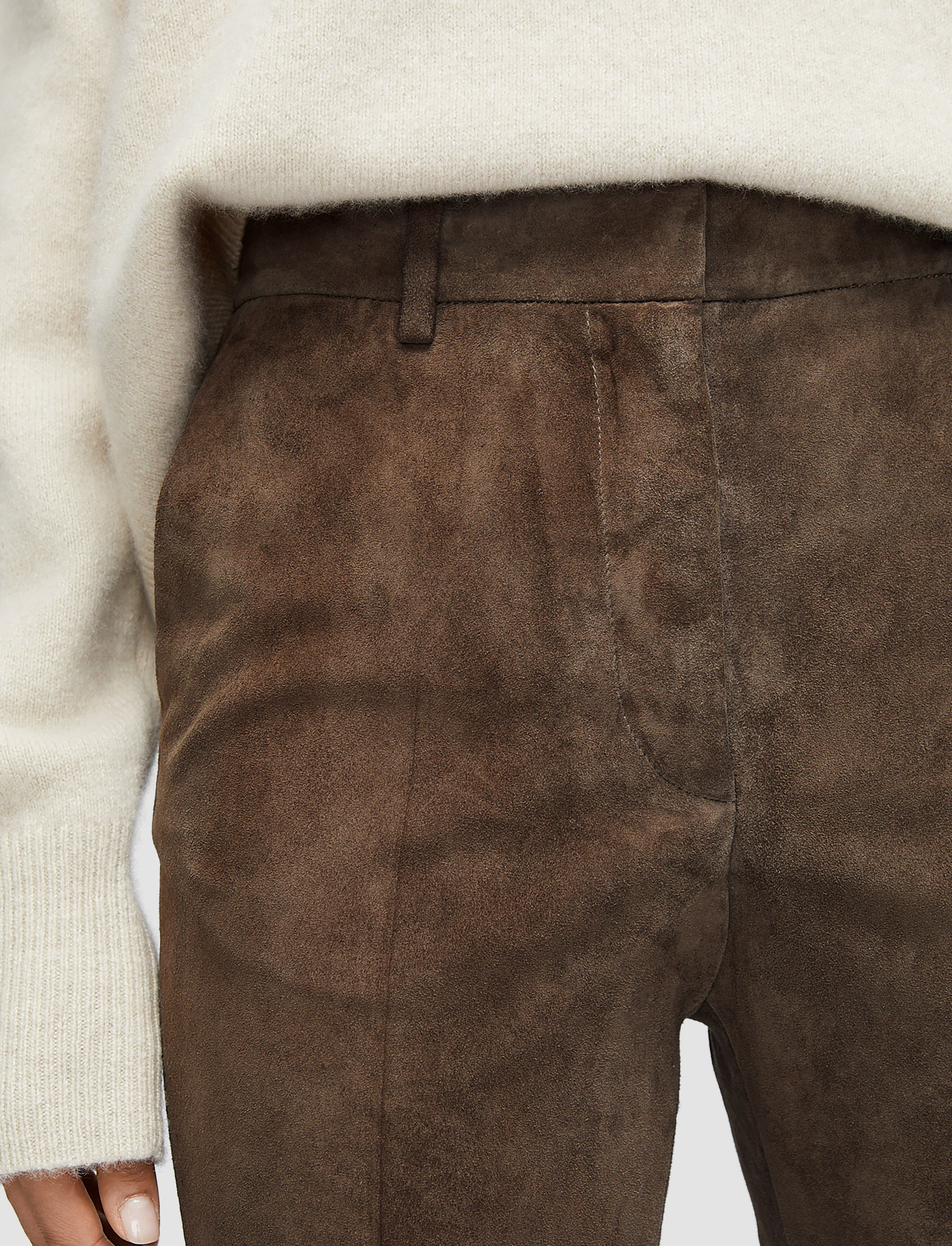 Tafira Suede Stretch Trousers - 4