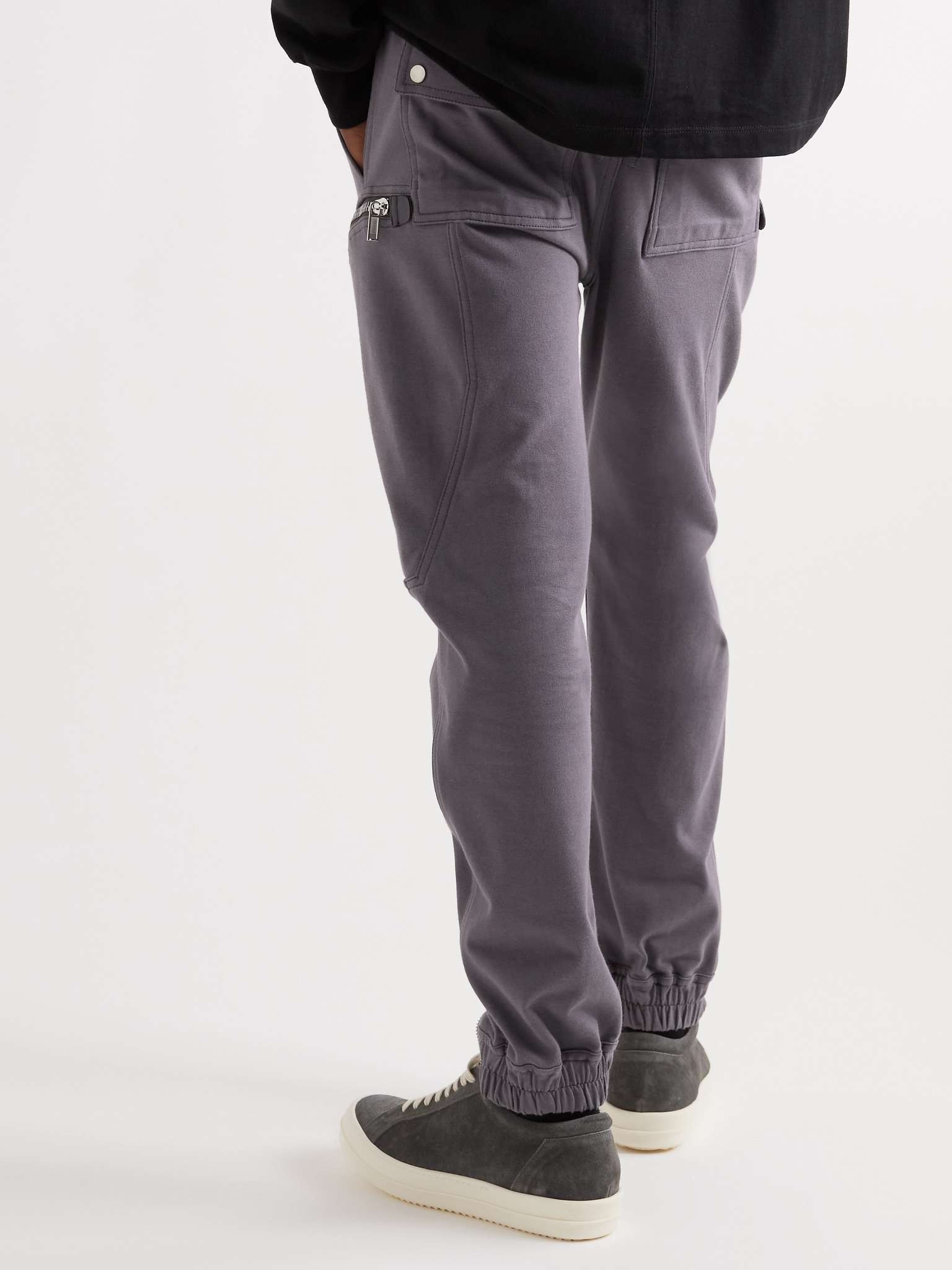 Bauhaus Tapered Cotton-Jersey Sweatpants - 4