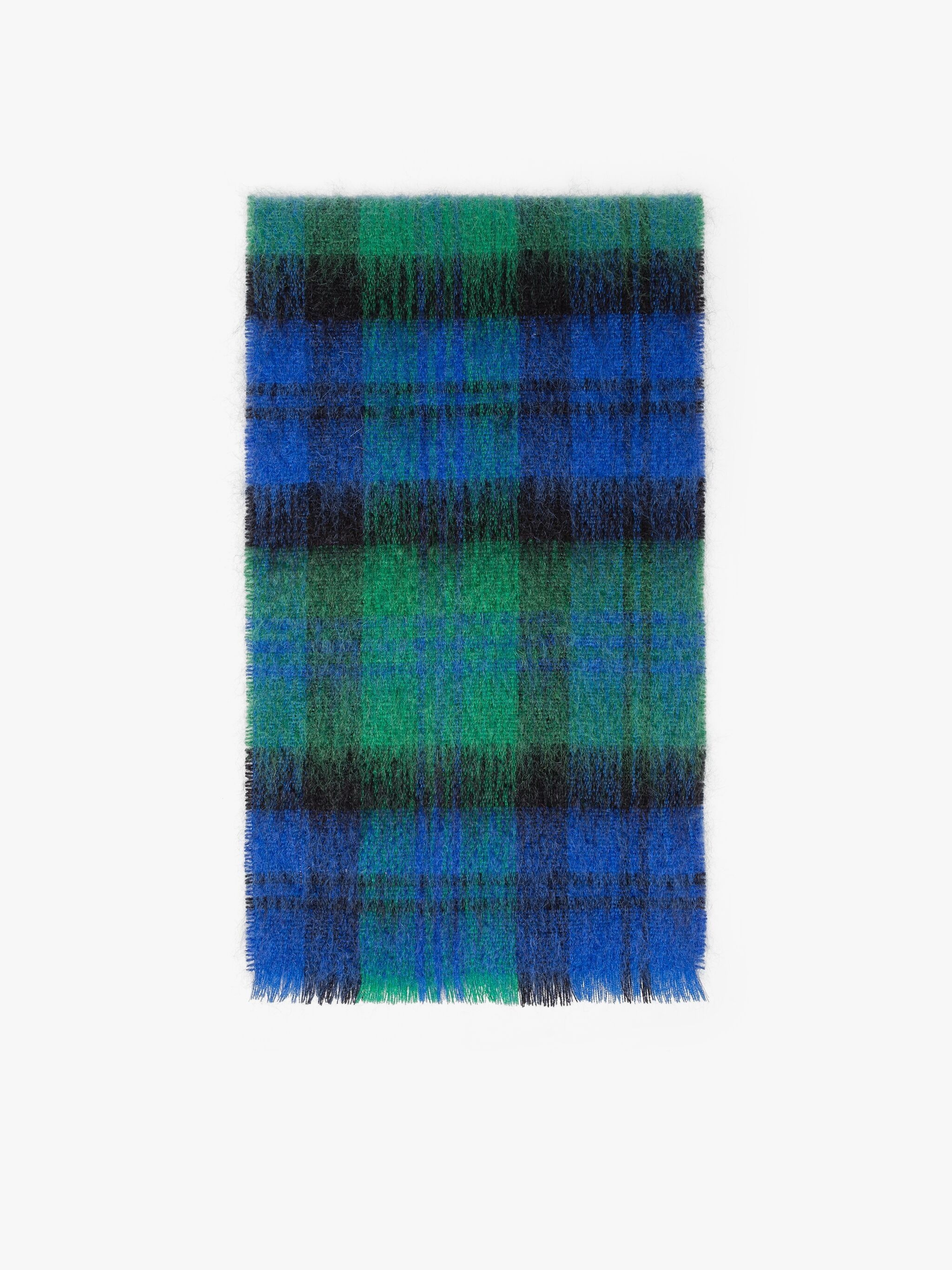 BLACK WATCH MOHAIR SCARF - 1