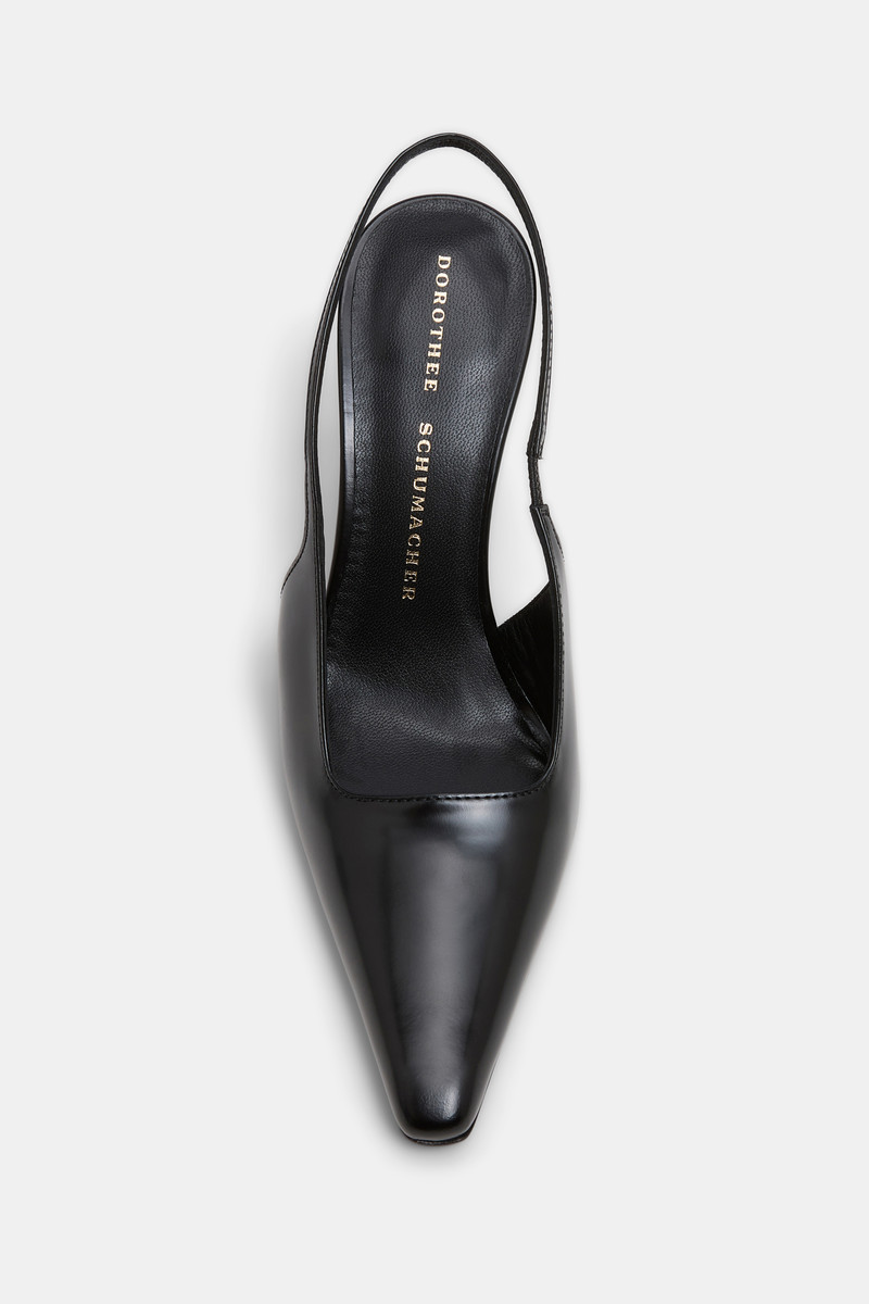 SUBTLE SHINE slingback pump 7