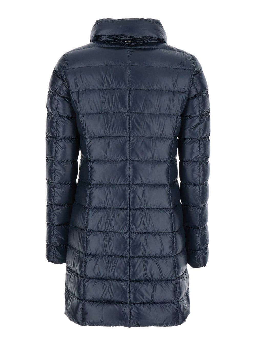 Herno Women 'Maria' Blue Down Jacket With Front Zip Closure And Two Front Patch Pockets In Tech Fabr - 2