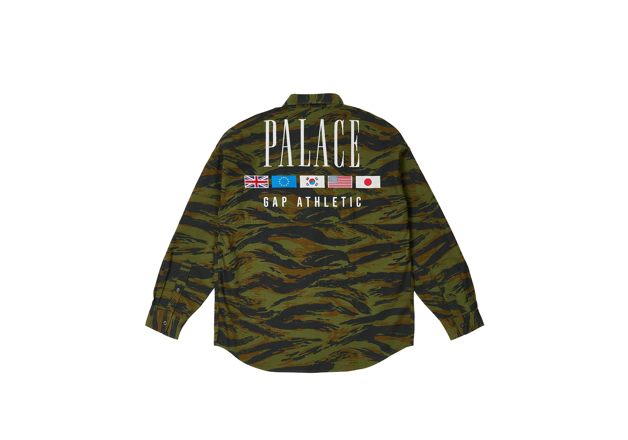 PALACE GAP OXFORD DROP SHOULDER CAMO - 2