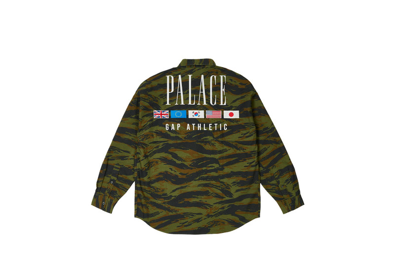 PALACE PALACE GAP OXFORD DROP SHOULDER CAMO outlook